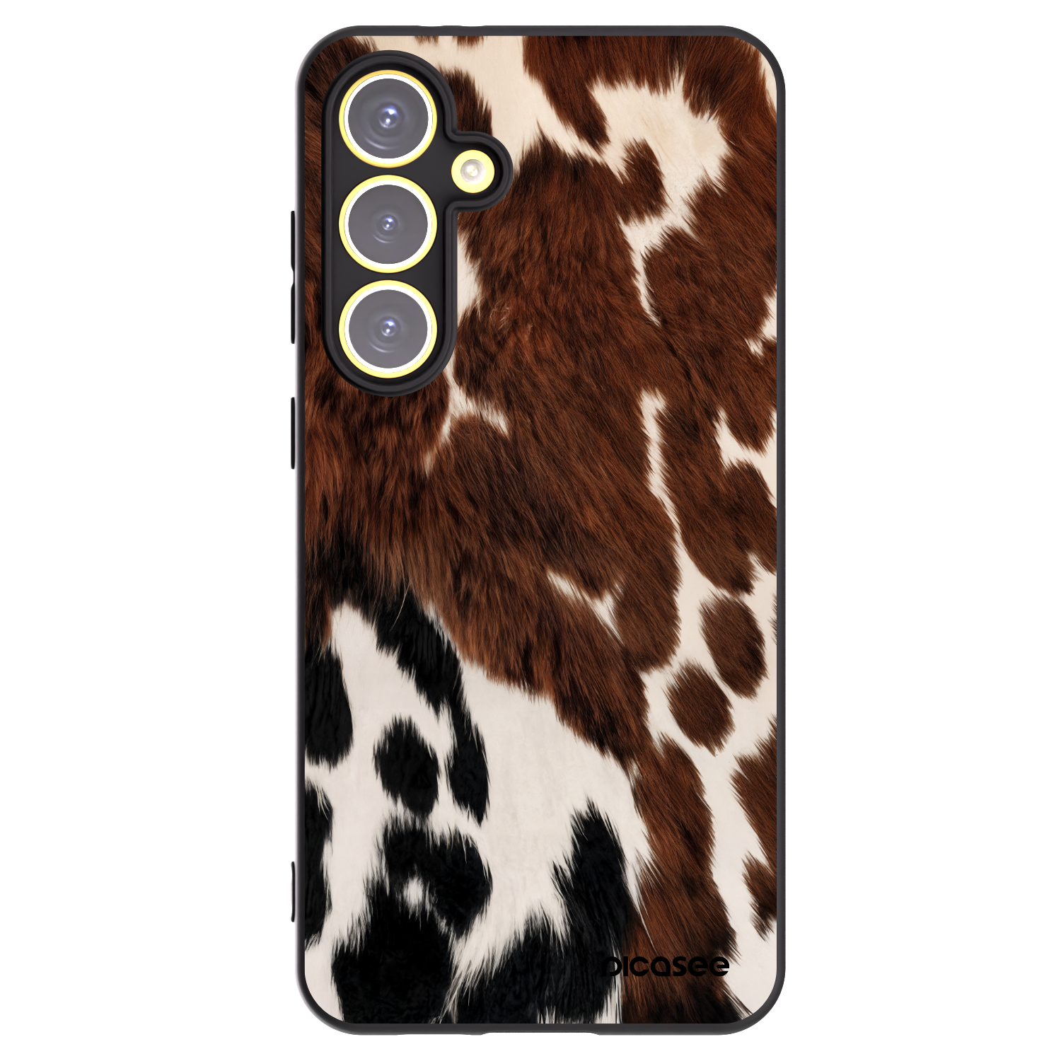 Picasee husă neagră din silicon pentru Samsung Galaxy S24 FE S721B - Rust