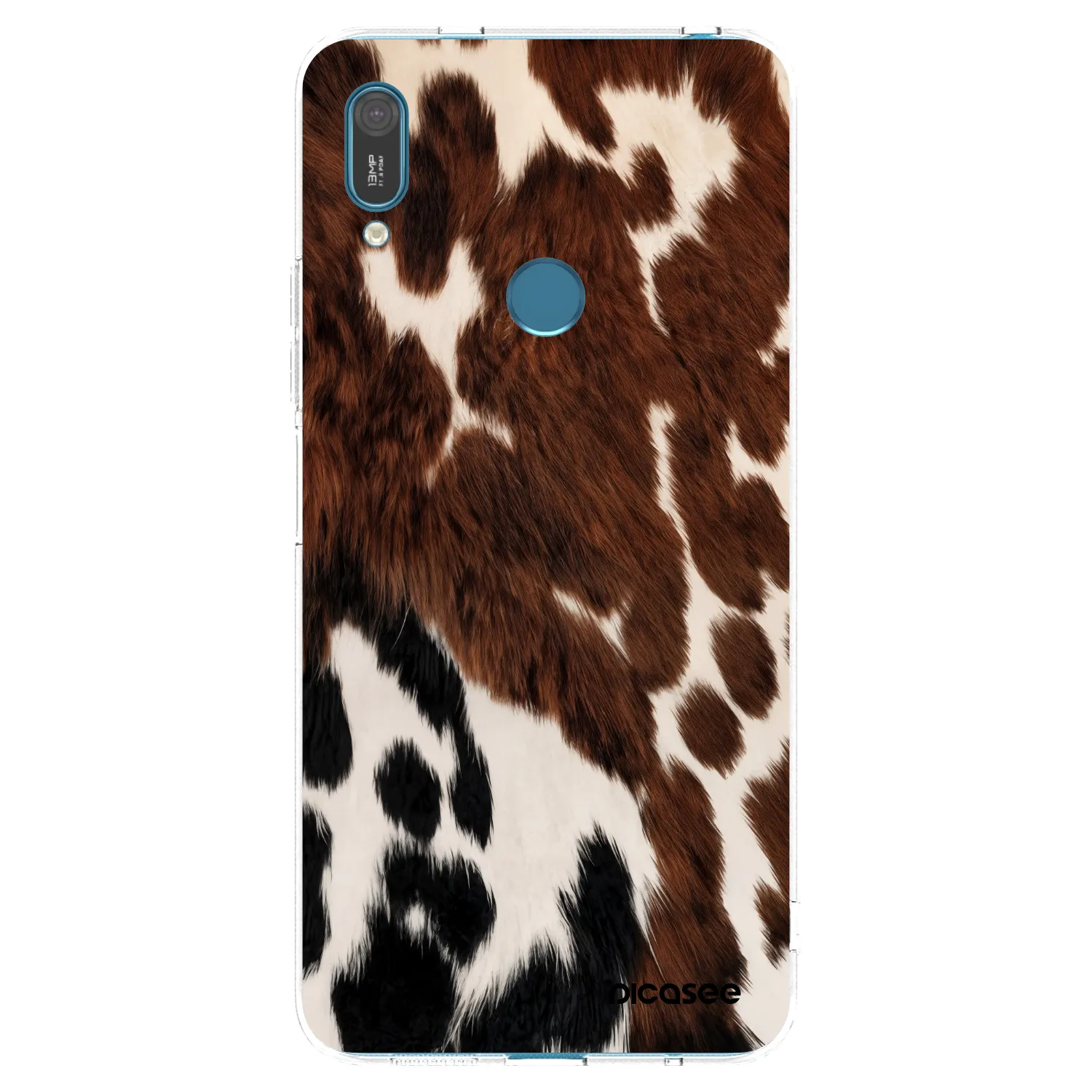 Picasee husă transparentă din silicon pentru Huawei Y7 2019 - Rust