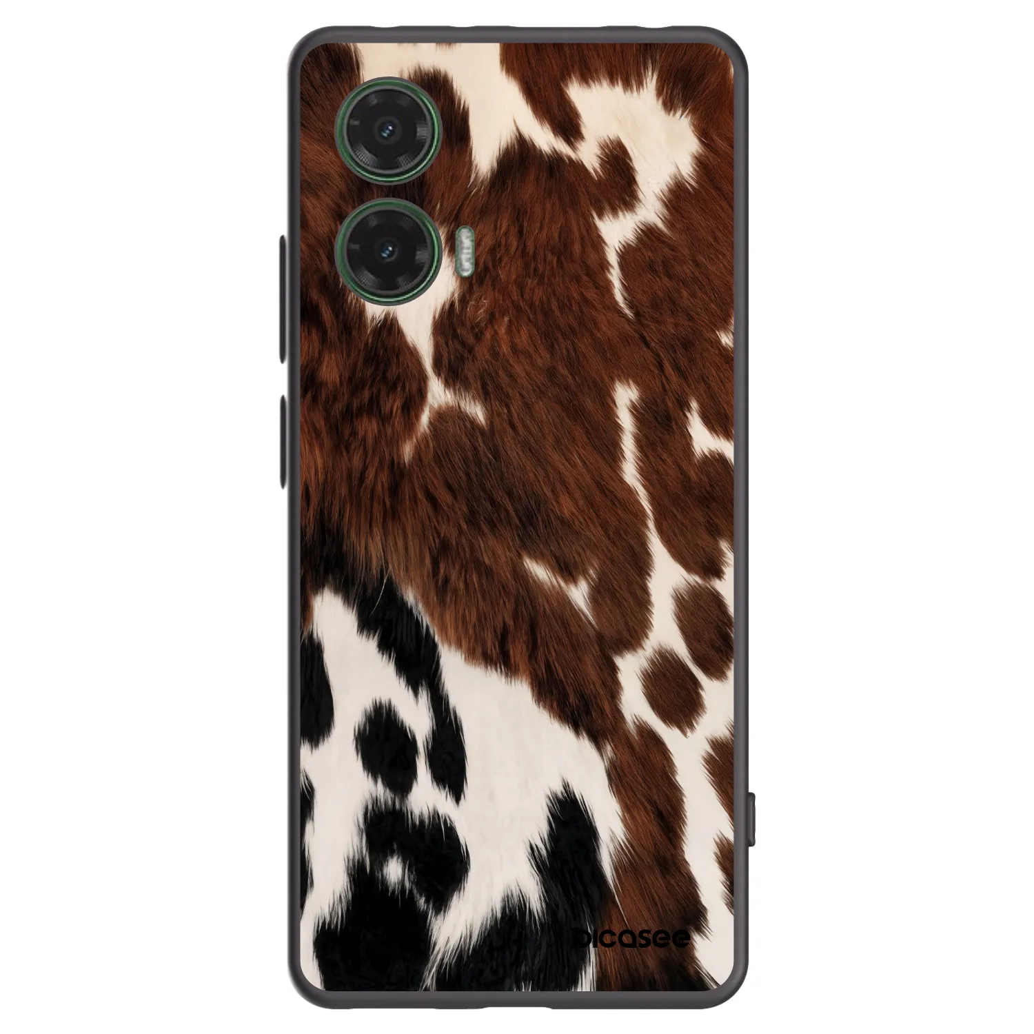 Picasee husă neagră din silicon pentru Motorola Moto G35 5G - Rust