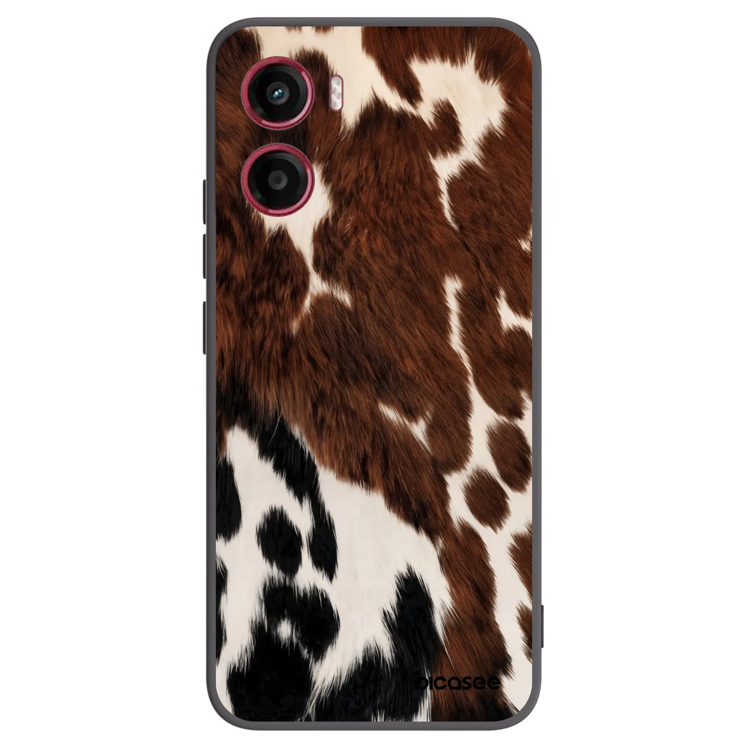 Picasee husă neagră din silicon pentru Motorola Moto G05 - Rust