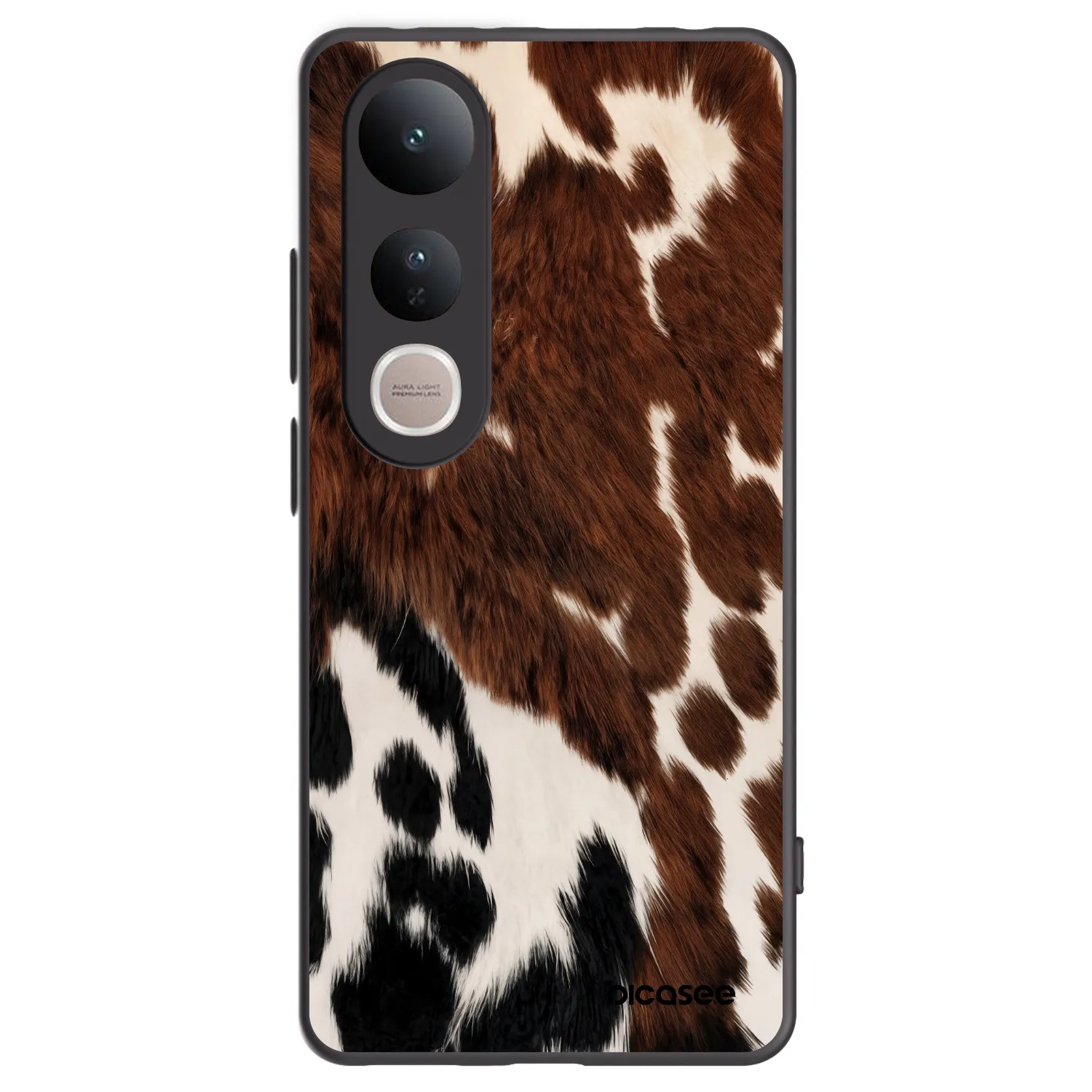 Picasee husă neagră din silicon pentru Vivo V50 Lite 5G - Rust