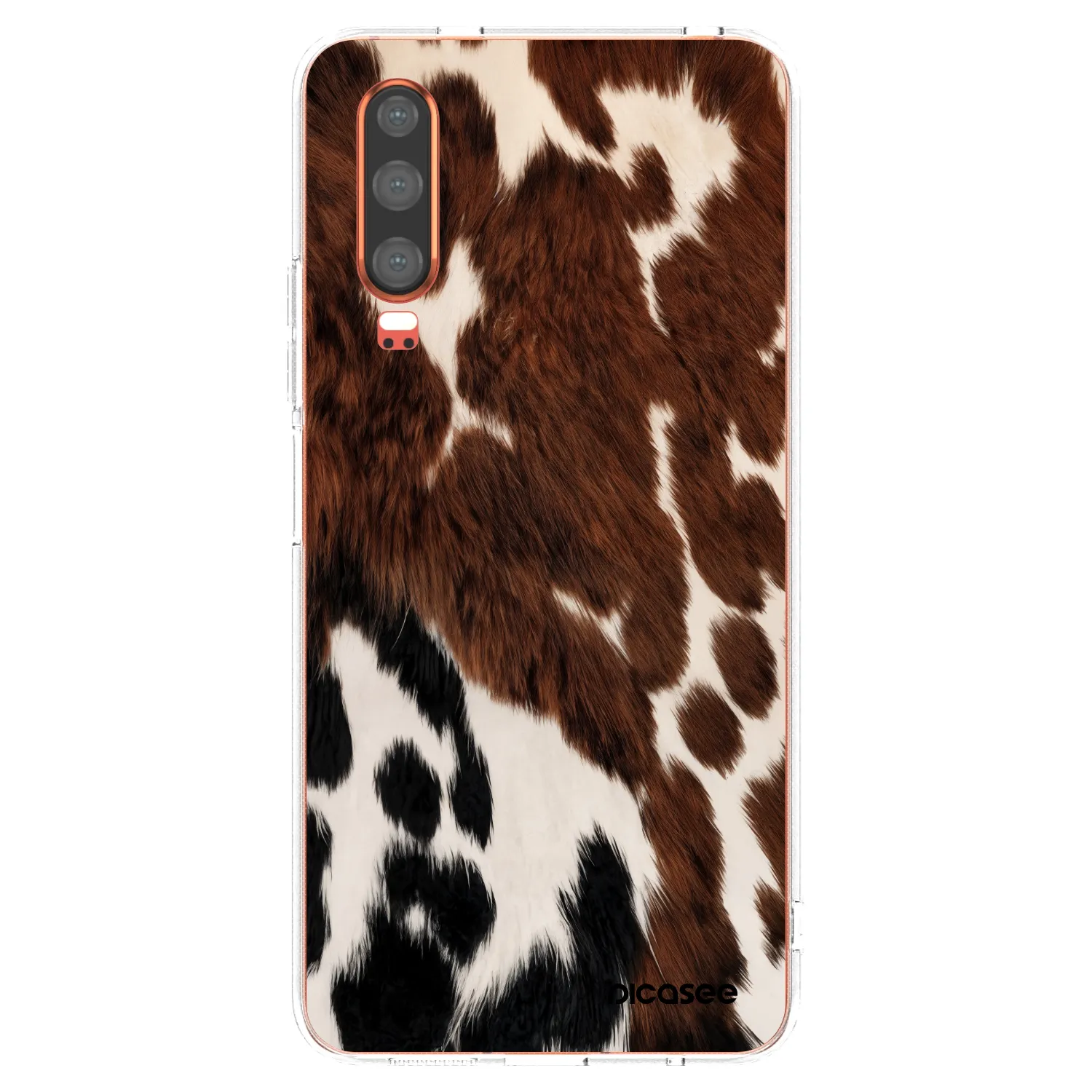 Picasee husă transparentă din silicon pentru Huawei P30 - Rust