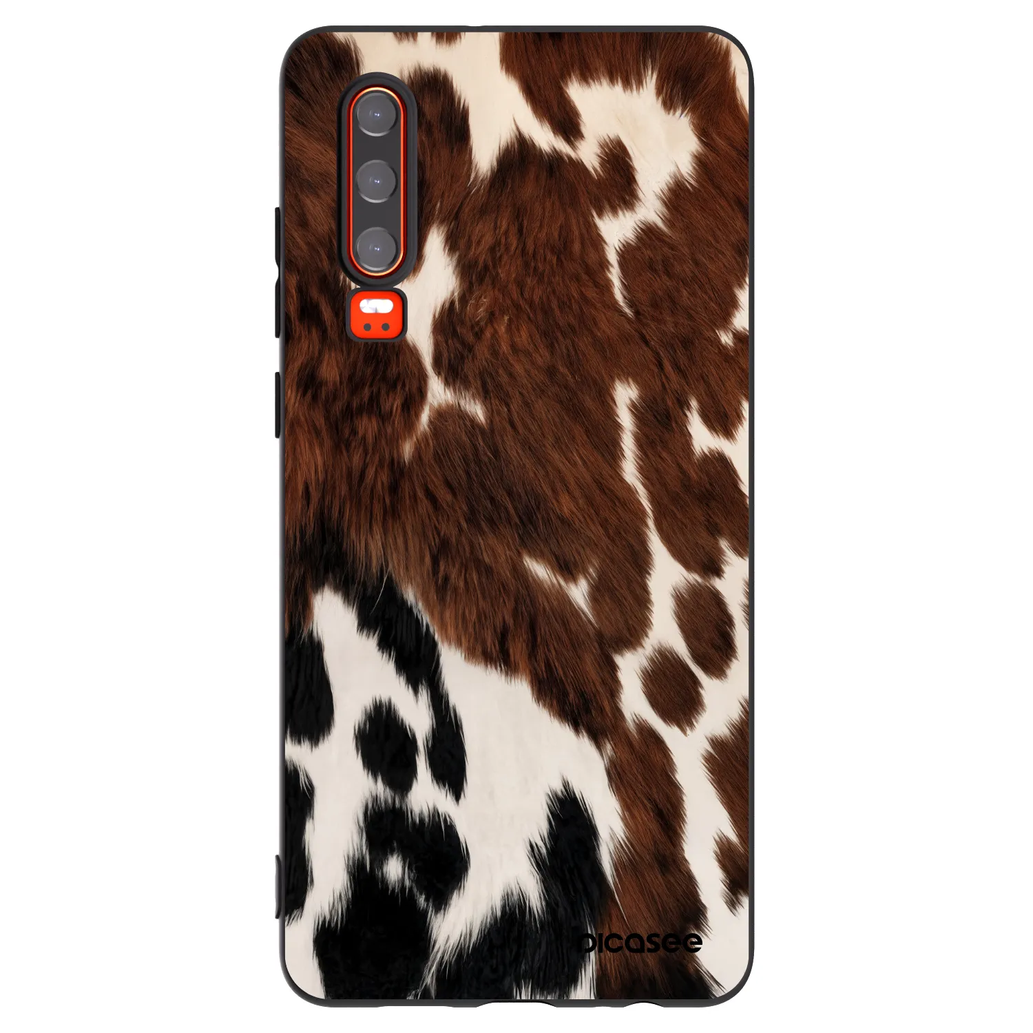 Picasee husă neagră din silicon pentru Huawei P30 - Rust