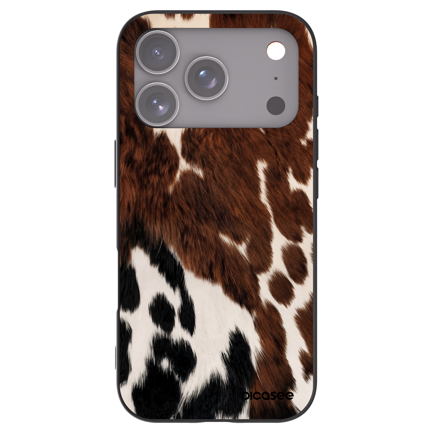 Picasee husă neagră din silicon pentru Apple iPhone 17 Pro - Rust