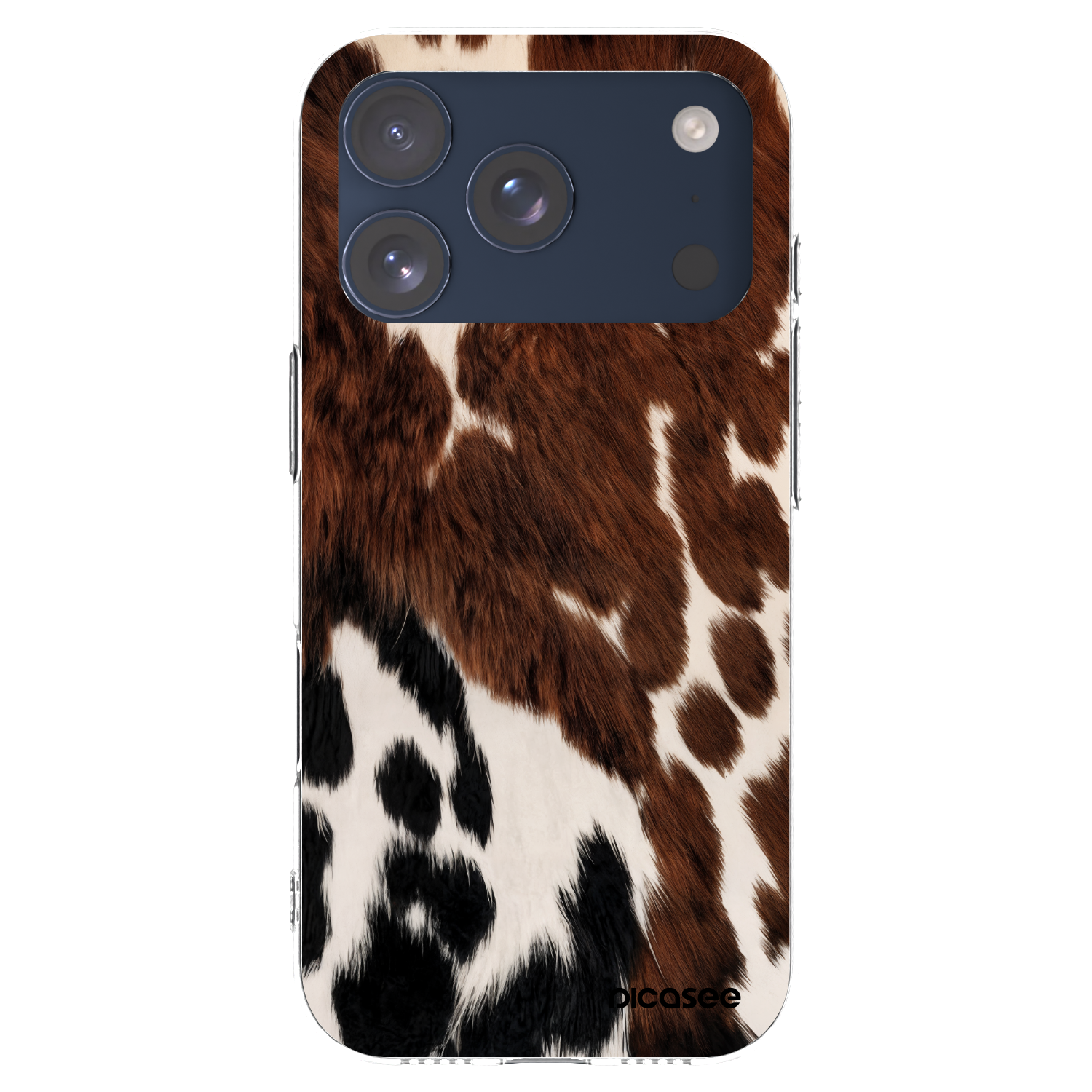 Picasee husă transparentă din silicon pentru Apple iPhone 17 Pro - Rust