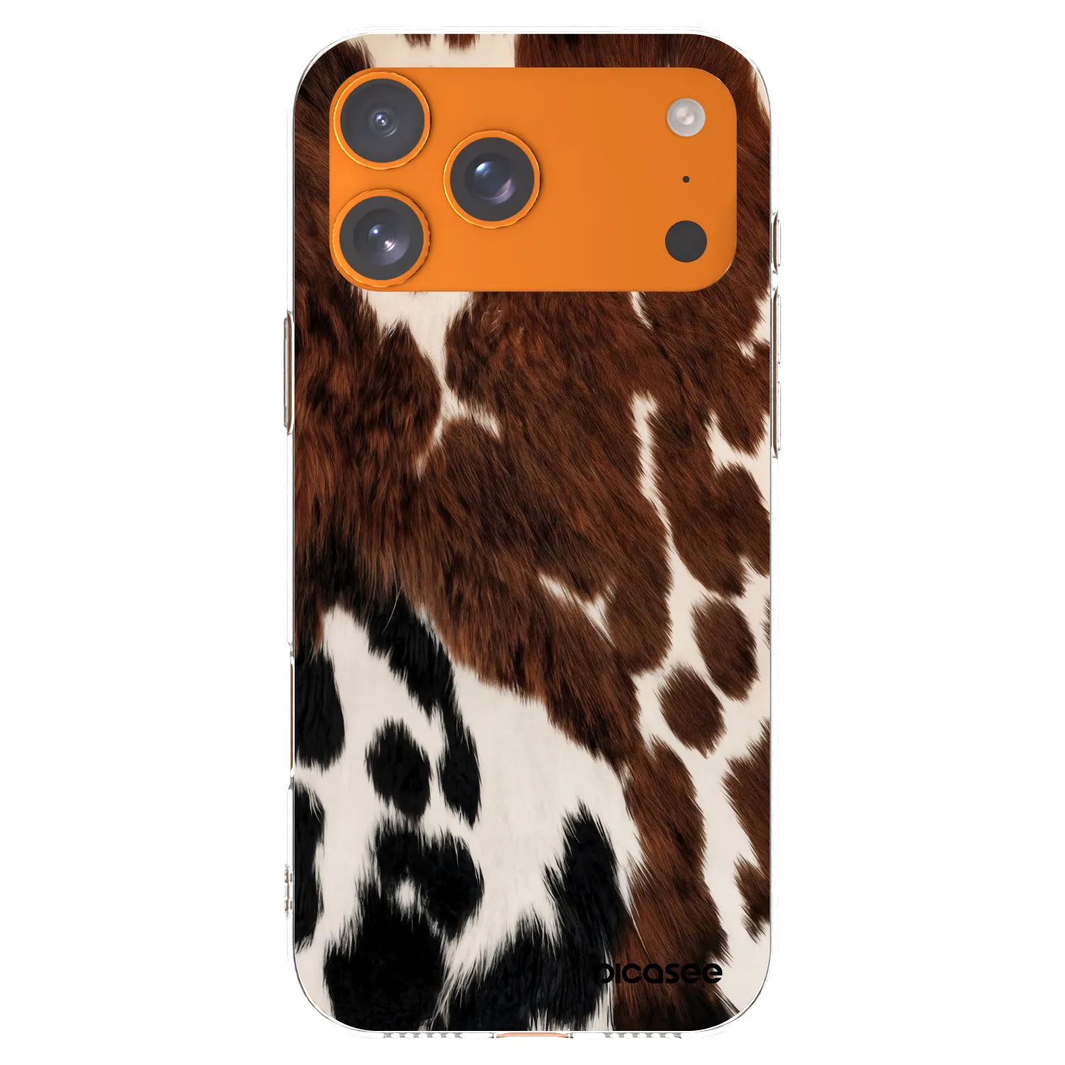 Picasee husă transparentă din silicon pentru Apple iPhone 17 Pro Max - Rust