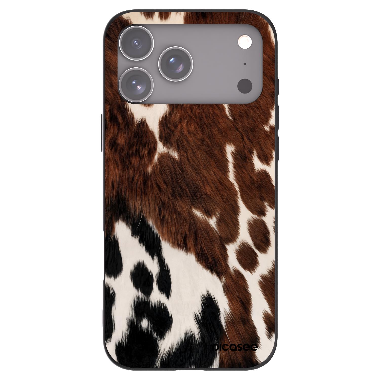 Picasee husă neagră din silicon pentru Apple iPhone 17 Pro Max - Rust