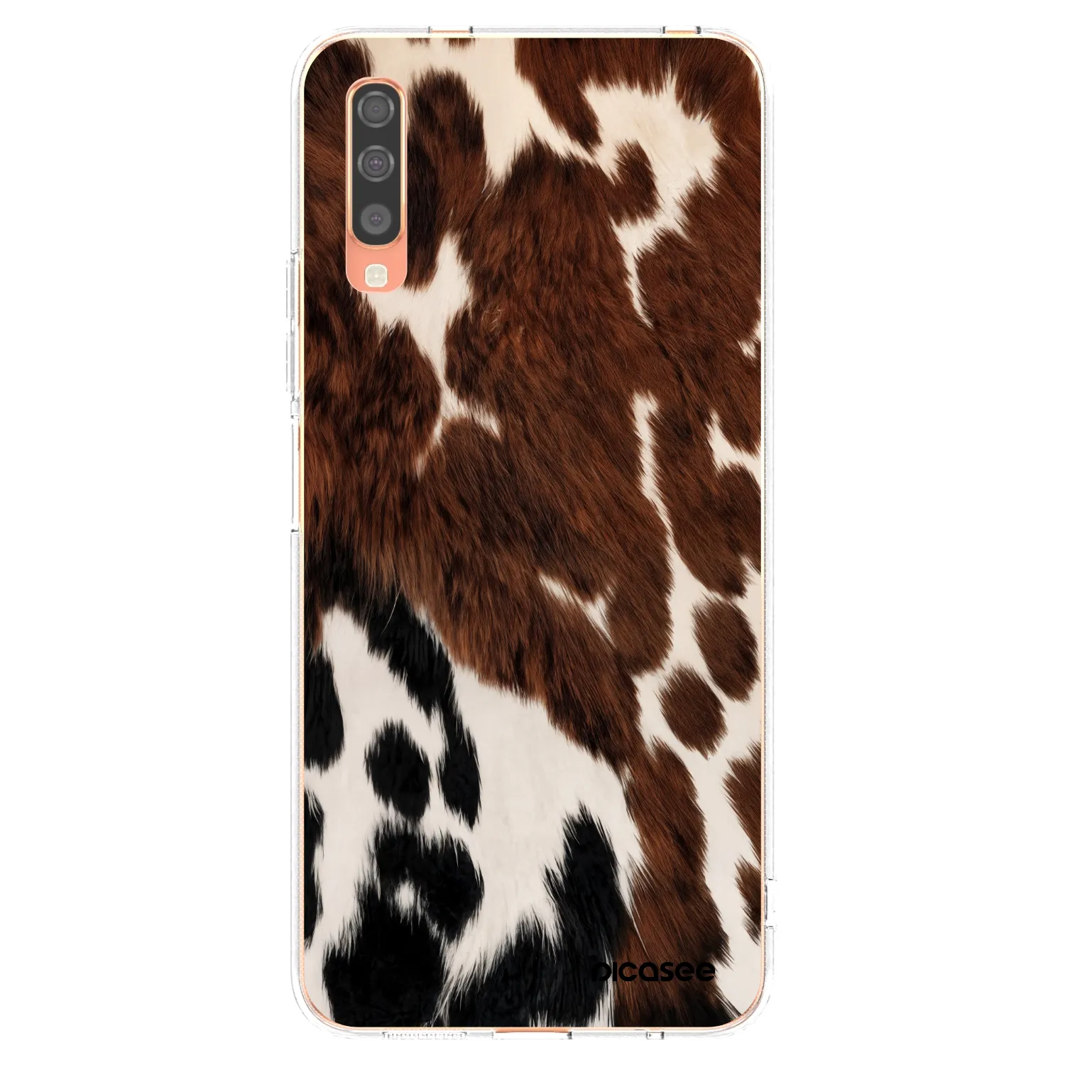 Picasee husă transparentă din silicon pentru Samsung Galaxy A70 A705F - Rust