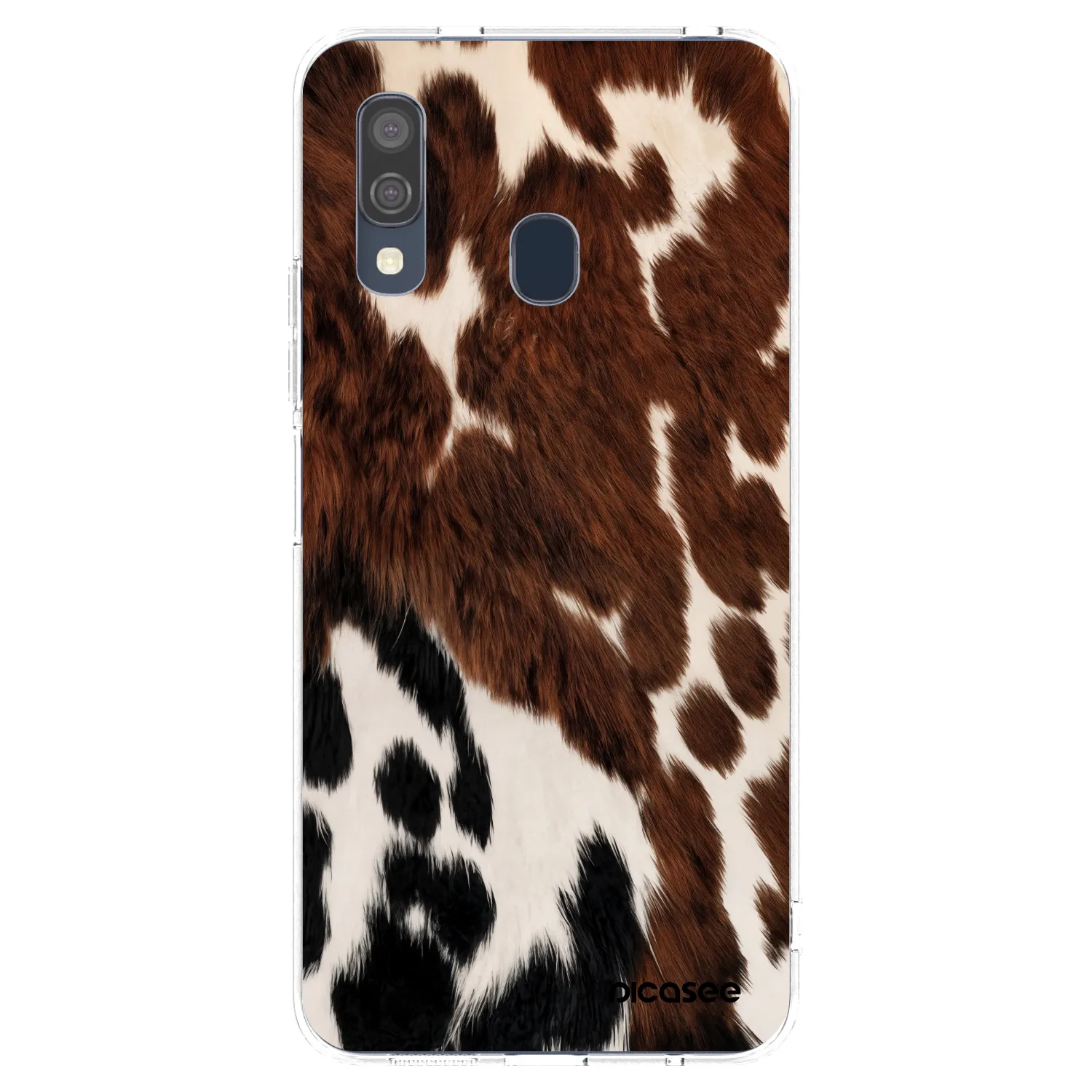 Picasee husă transparentă din silicon pentru Samsung Galaxy A40 A405F - Rust