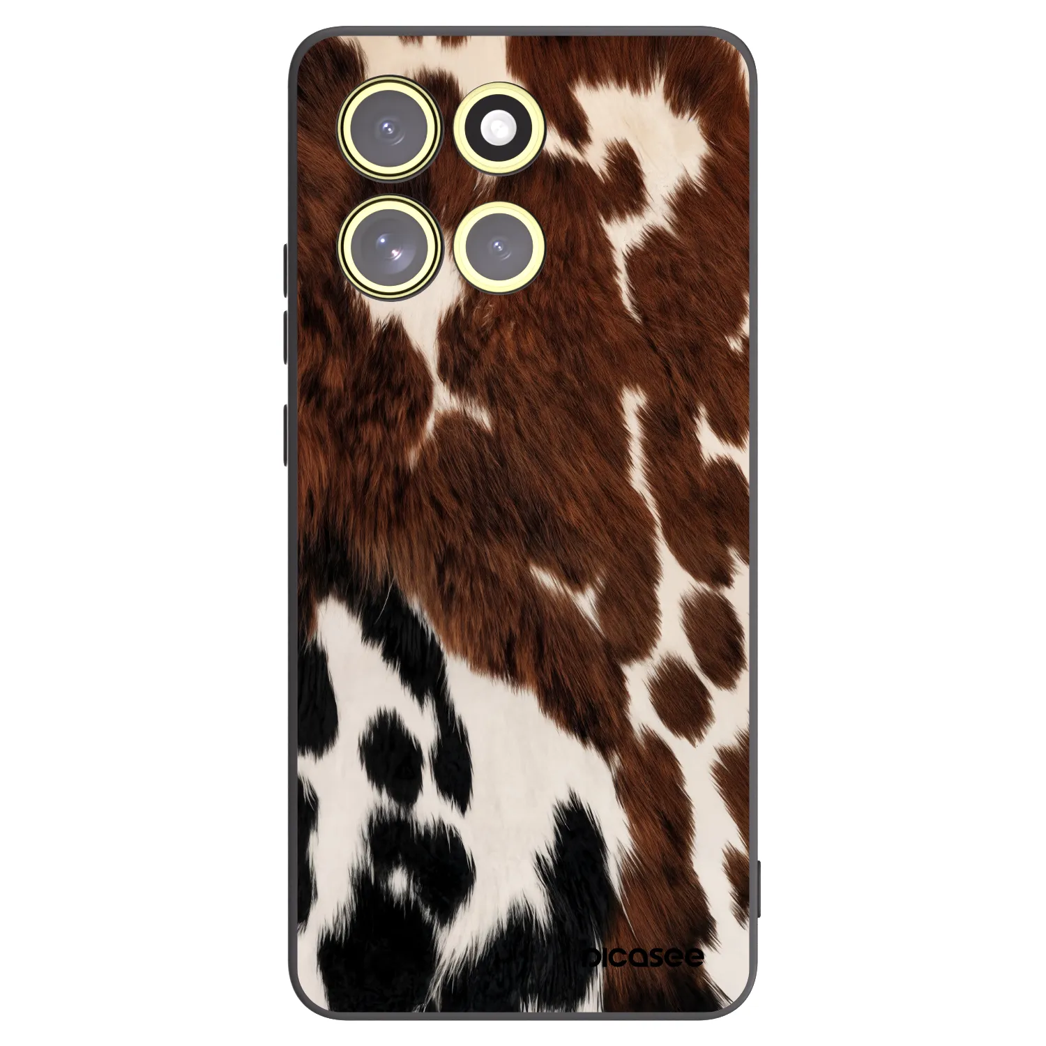 Picasee husă neagră din silicon pentru Motorola Moto G86 Power 5G - Rust