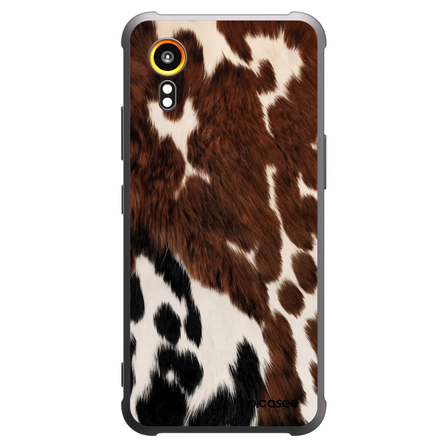 Picasee husă neagră din silicon pentru Samsung Galaxy Xcover 7 - Rust