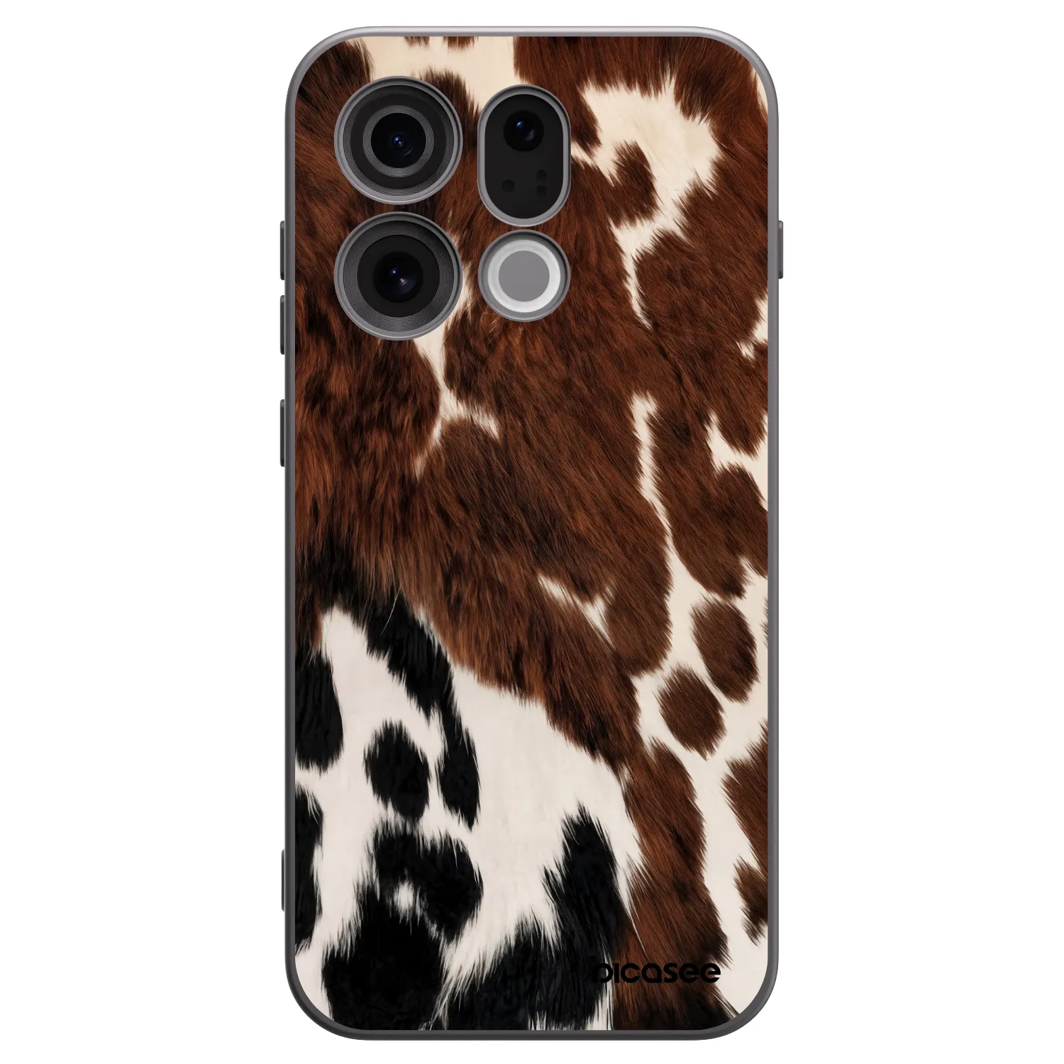 Picasee husă neagră din silicon pentru OPPO Find X9 - Rust