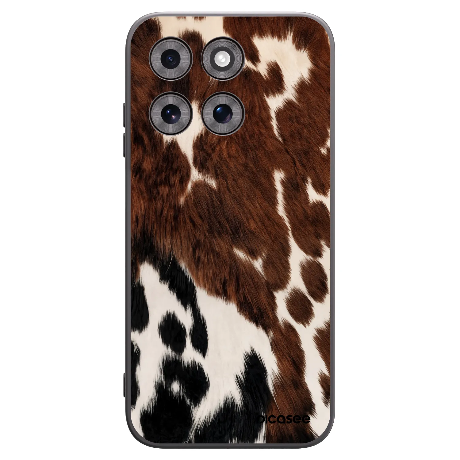 Picasee husă neagră din silicon pentru Motorola Moto G77 - Rust