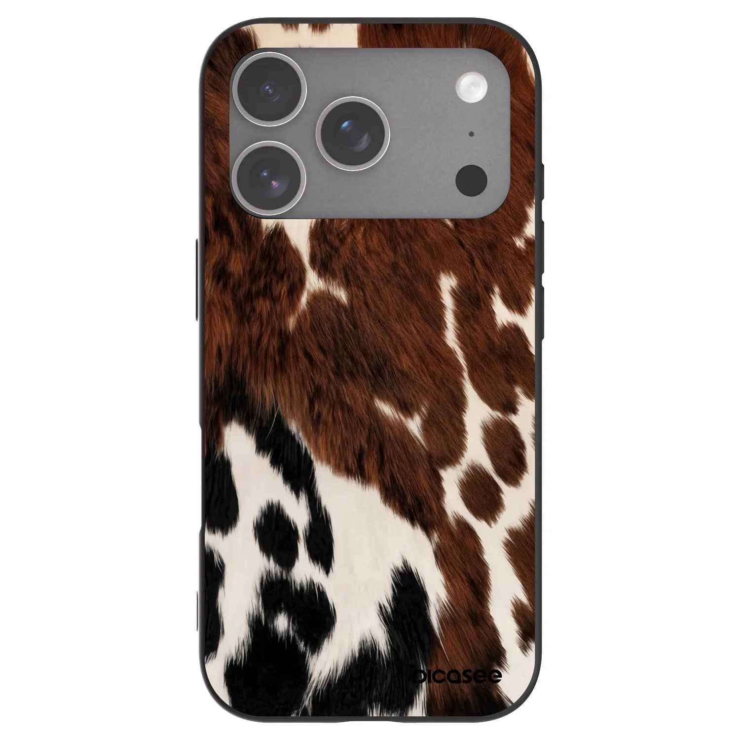 Picasee husă neagră din silicon pentru Apple iPhone 18 Pro - Rust