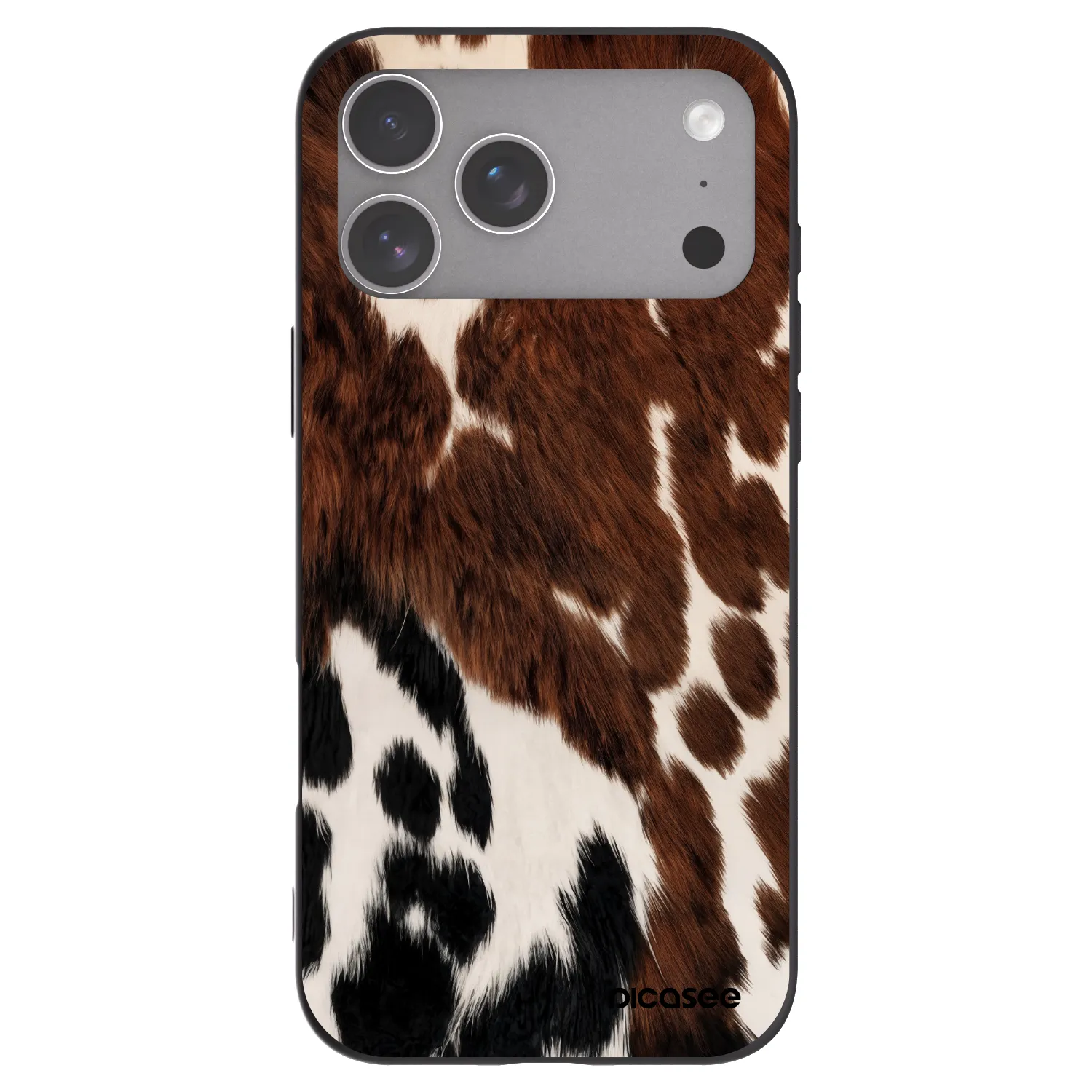 Picasee husă neagră din silicon pentru Apple iPhone 18 Pro Max - Rust