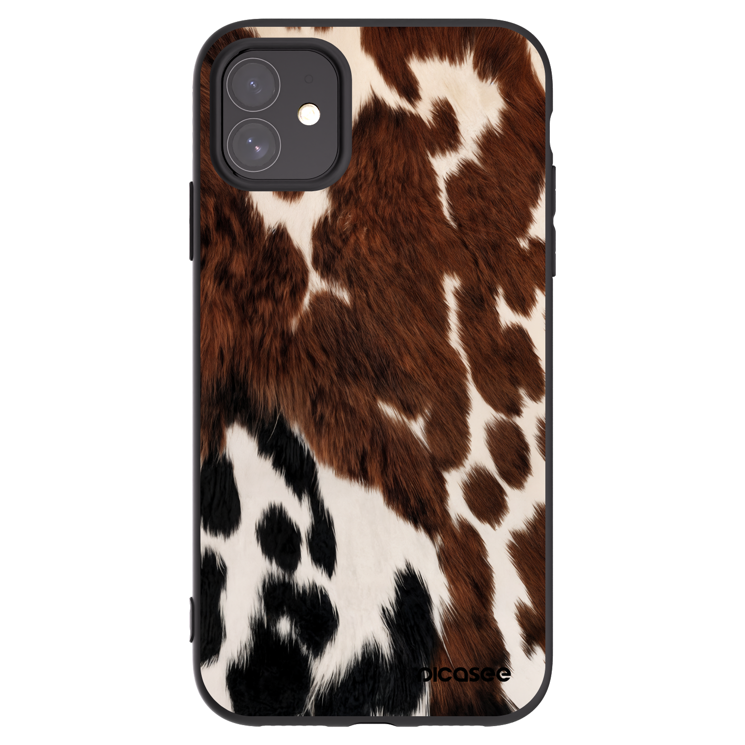 Picasee husă neagră din silicon pentru Apple iPhone 11 - Rust