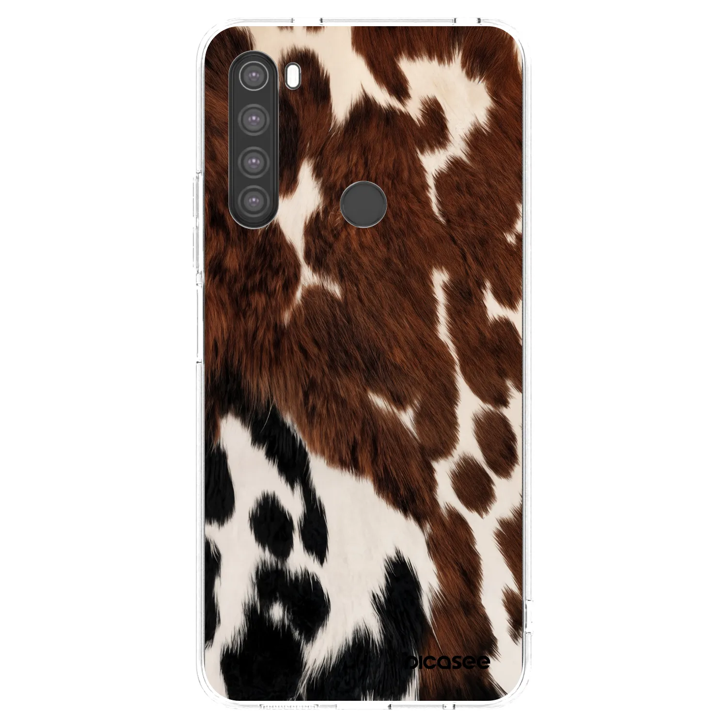 Picasee husă transparentă din silicon pentru Xiaomi Redmi Note 8 - Rust