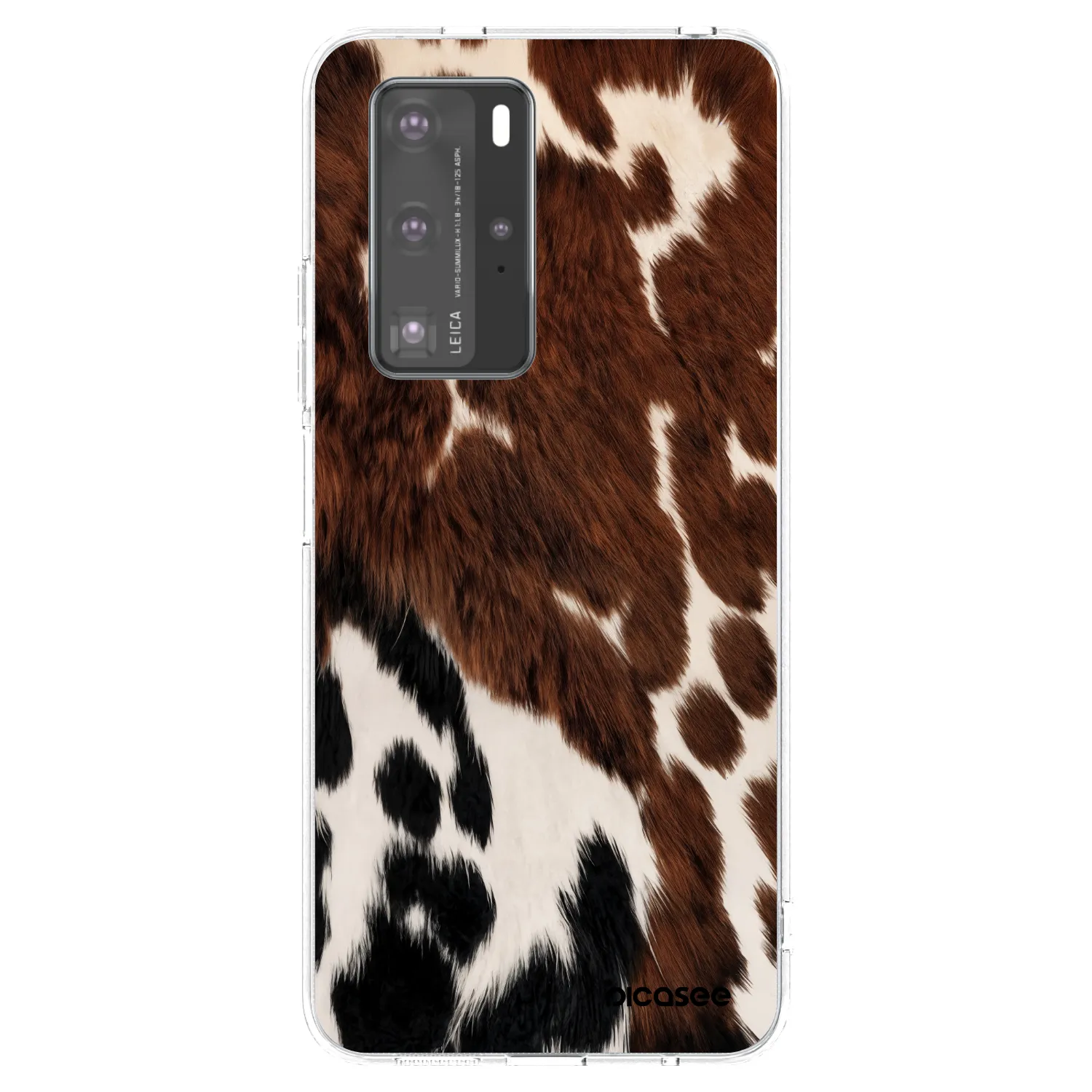 Picasee husă transparentă din silicon pentru Huawei P40 Pro - Rust