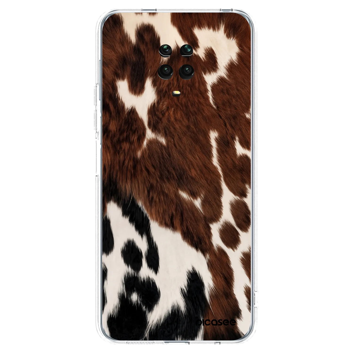 Picasee husă transparentă din silicon pentru Xiaomi Redmi Note 9 Pro - Rust