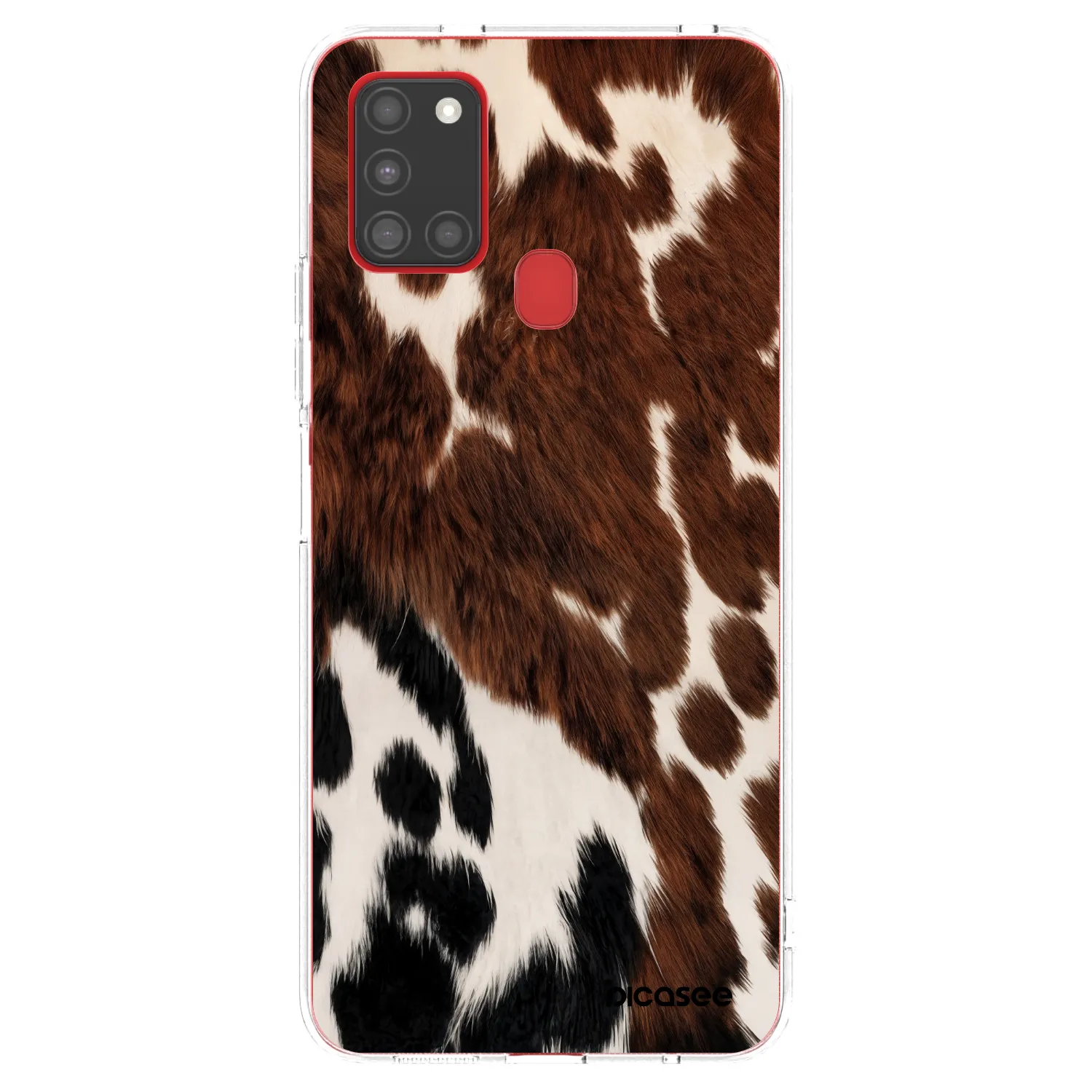 Picasee husă transparentă din silicon pentru Samsung Galaxy A21s - Rust