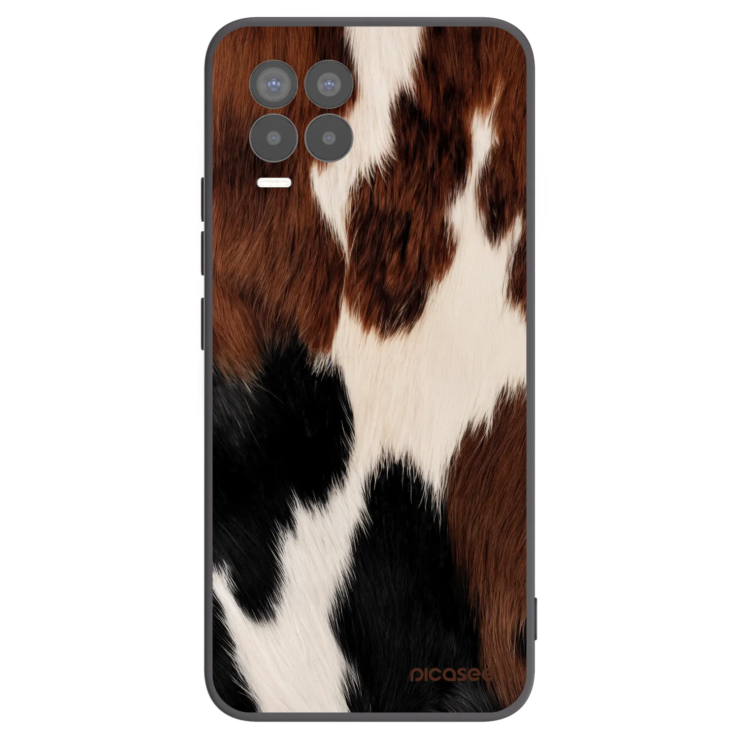 Picasee husă neagră din silicon pentru Realme 8 Pro - Rodeo