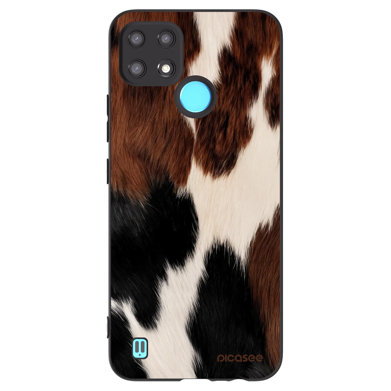 Picasee husă neagră din silicon pentru Realme C21 - Rodeo