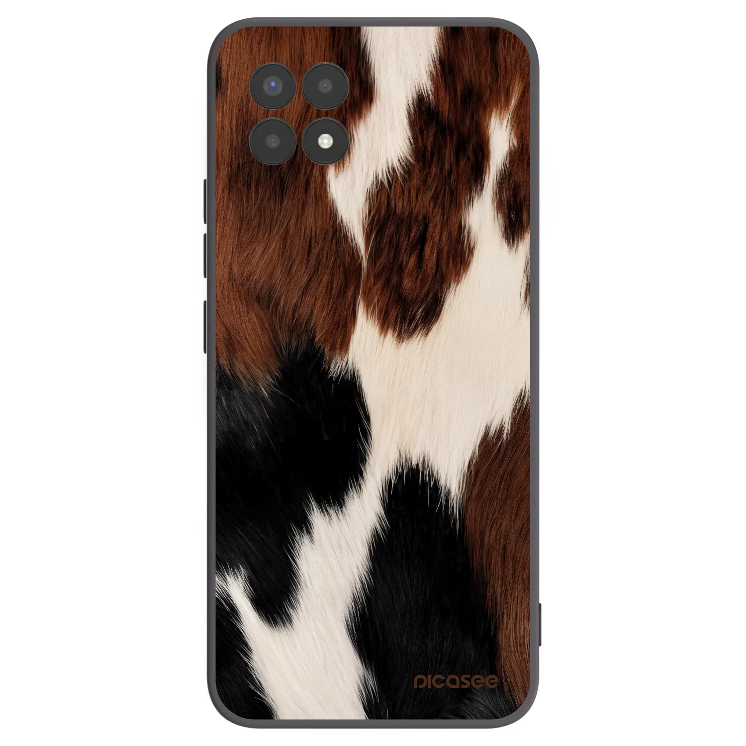 Picasee husă neagră din silicon pentru Realme 8i - Rodeo