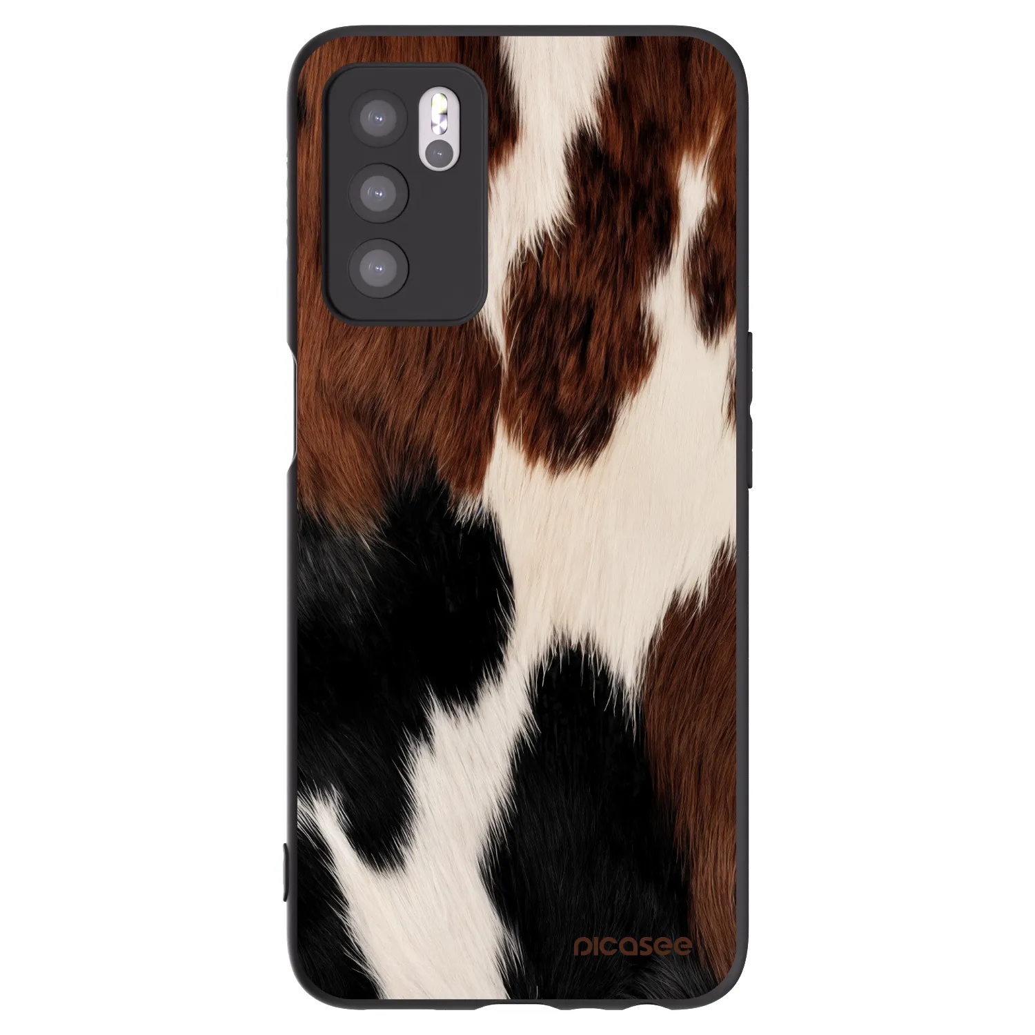 Picasee husă neagră din silicon pentru OPPO A16 - Rodeo