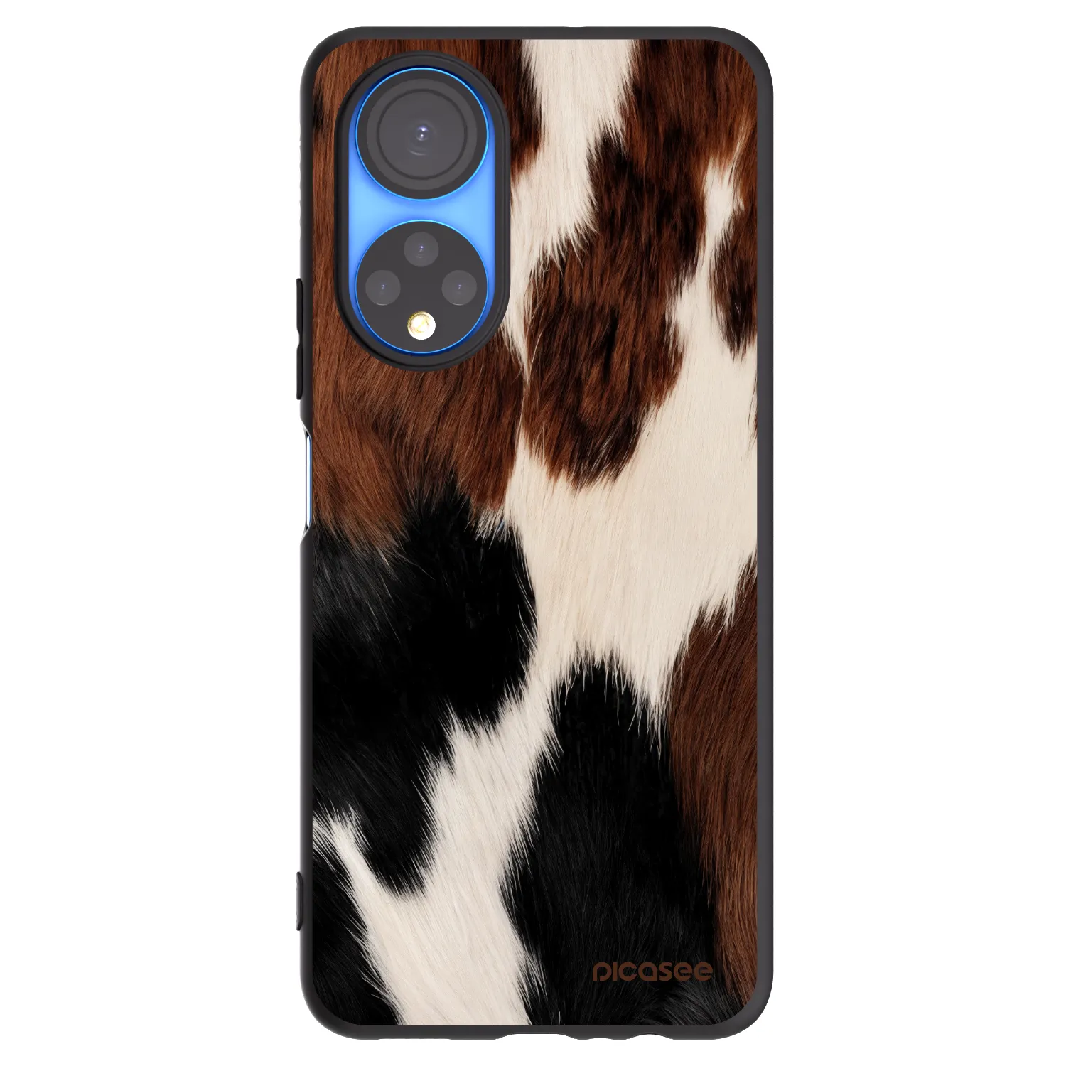 Picasee husă neagră din silicon pentru Honor X7 - Rodeo