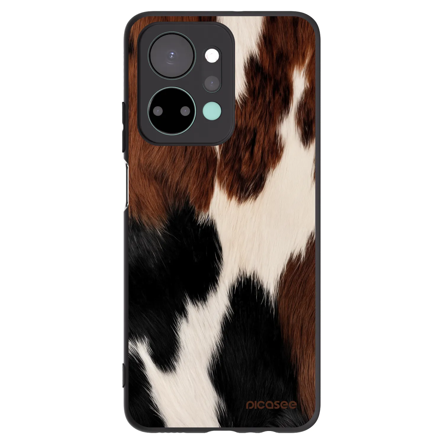 Picasee husă neagră din silicon pentru Honor X7a - Rodeo