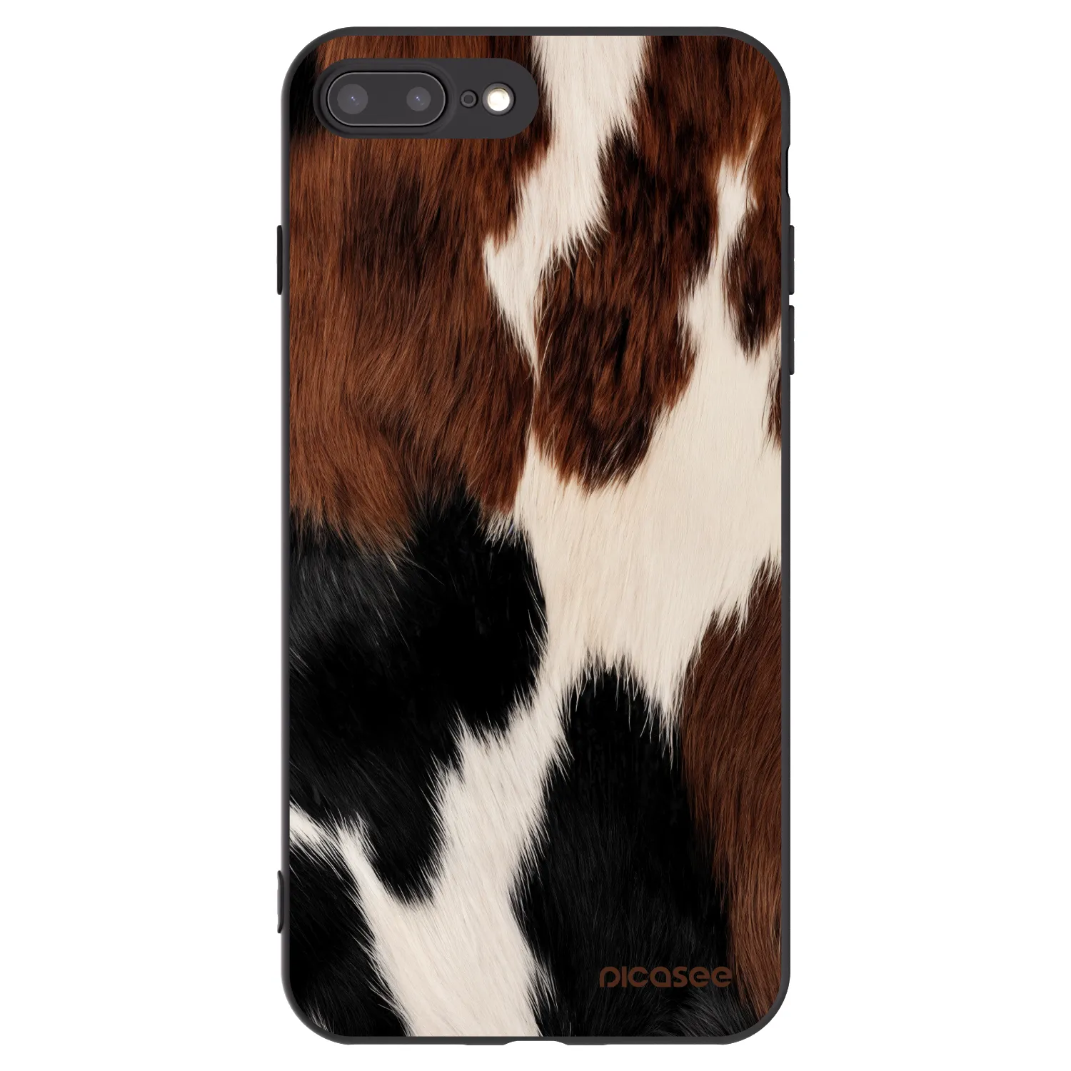 Picasee husă neagră din silicon pentru Apple iPhone 7 Plus - Rodeo