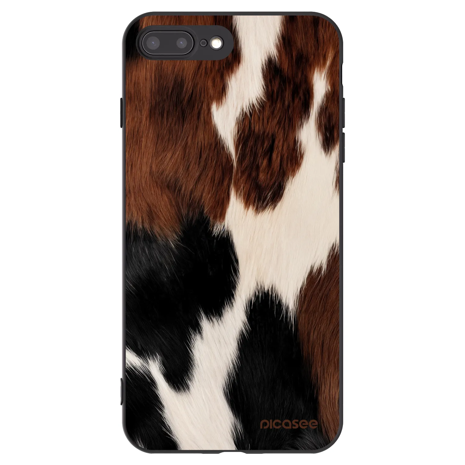 Picasee husă neagră din silicon pentru Apple iPhone 8 Plus - Rodeo