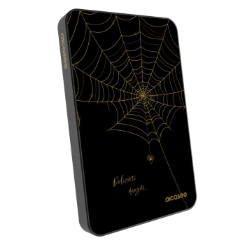 Powerbank cu MagSafe 5 000 mAh cu design propriu Gri - Delicate danger