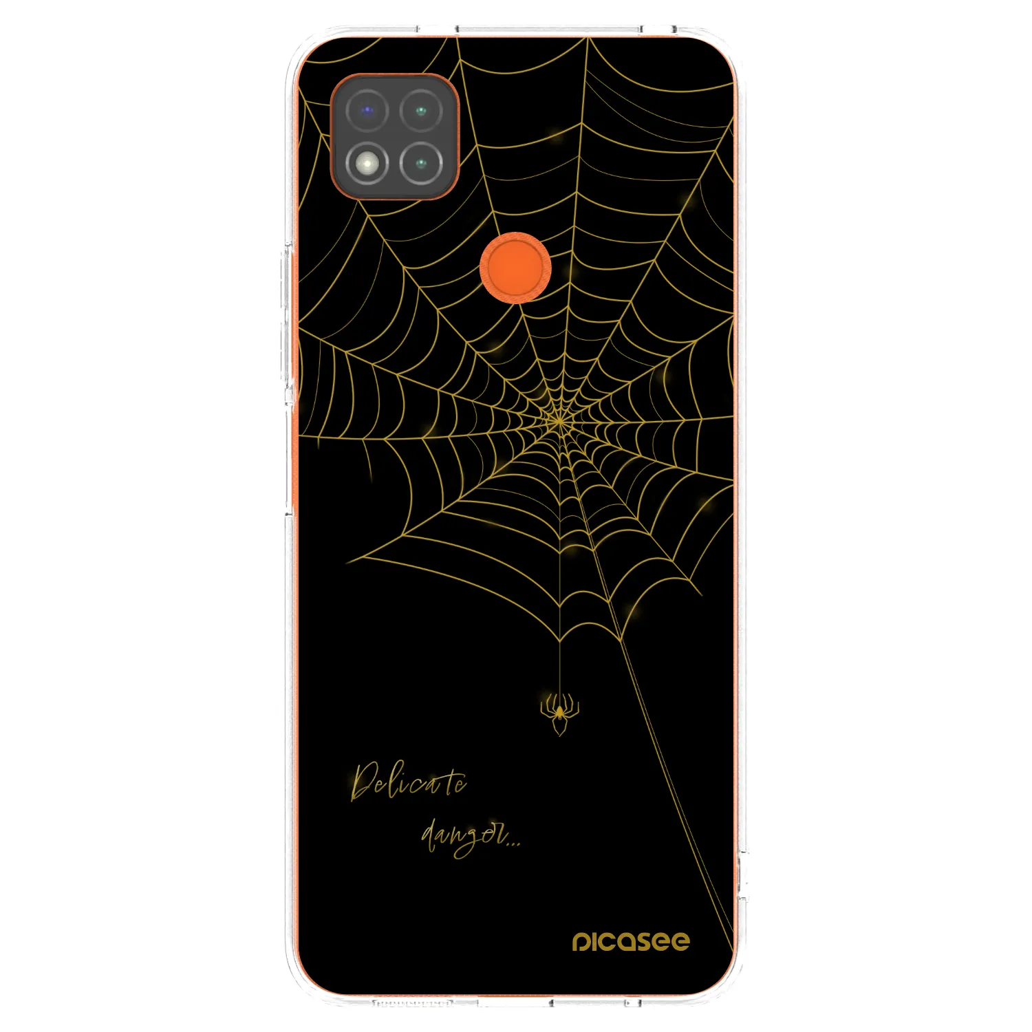 Picasee husă transparentă din silicon pentru Xiaomi Redmi 9C - Delicate danger