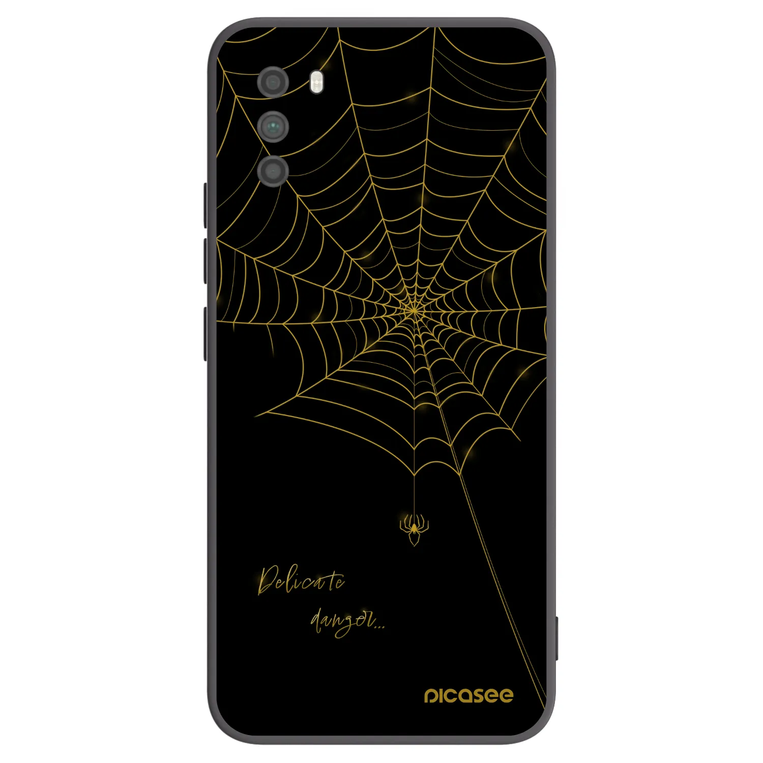 Picasee husă neagră din silicon pentru Xiaomi Poco M3 - Delicate danger