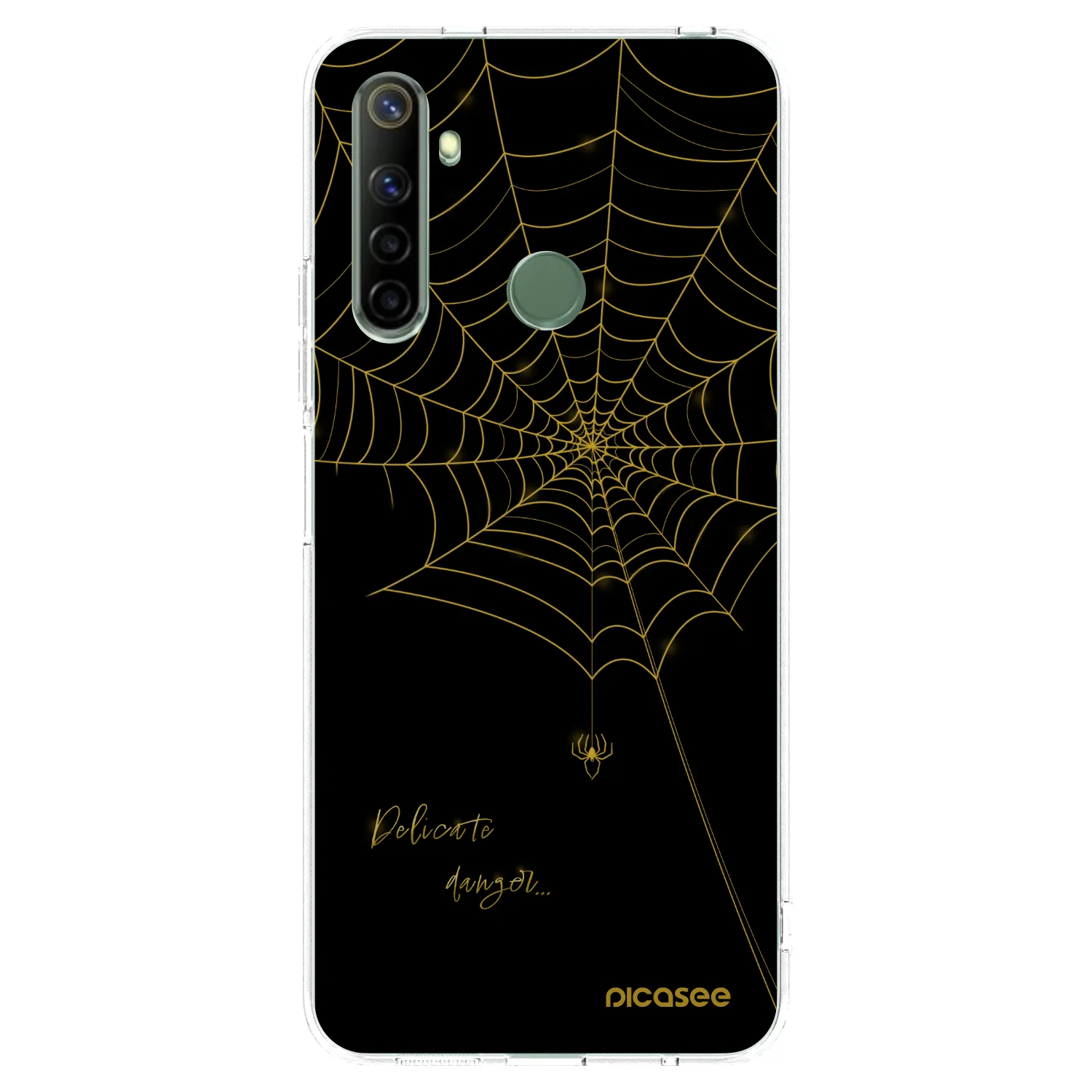 Picasee husă transparentă din silicon pentru Realme 6i - Delicate danger