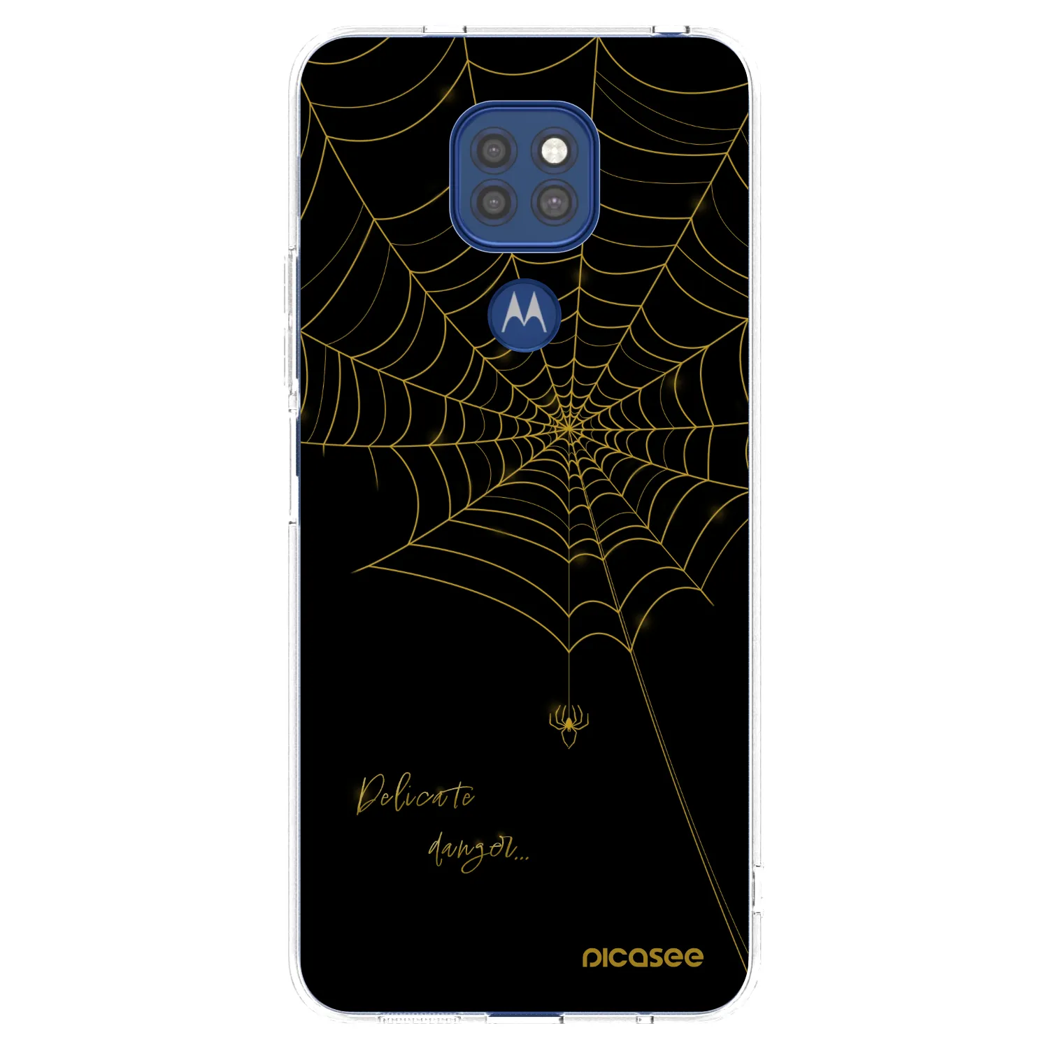 Picasee husă transparentă din silicon pentru Motorola Moto G9 Play - Delicate danger
