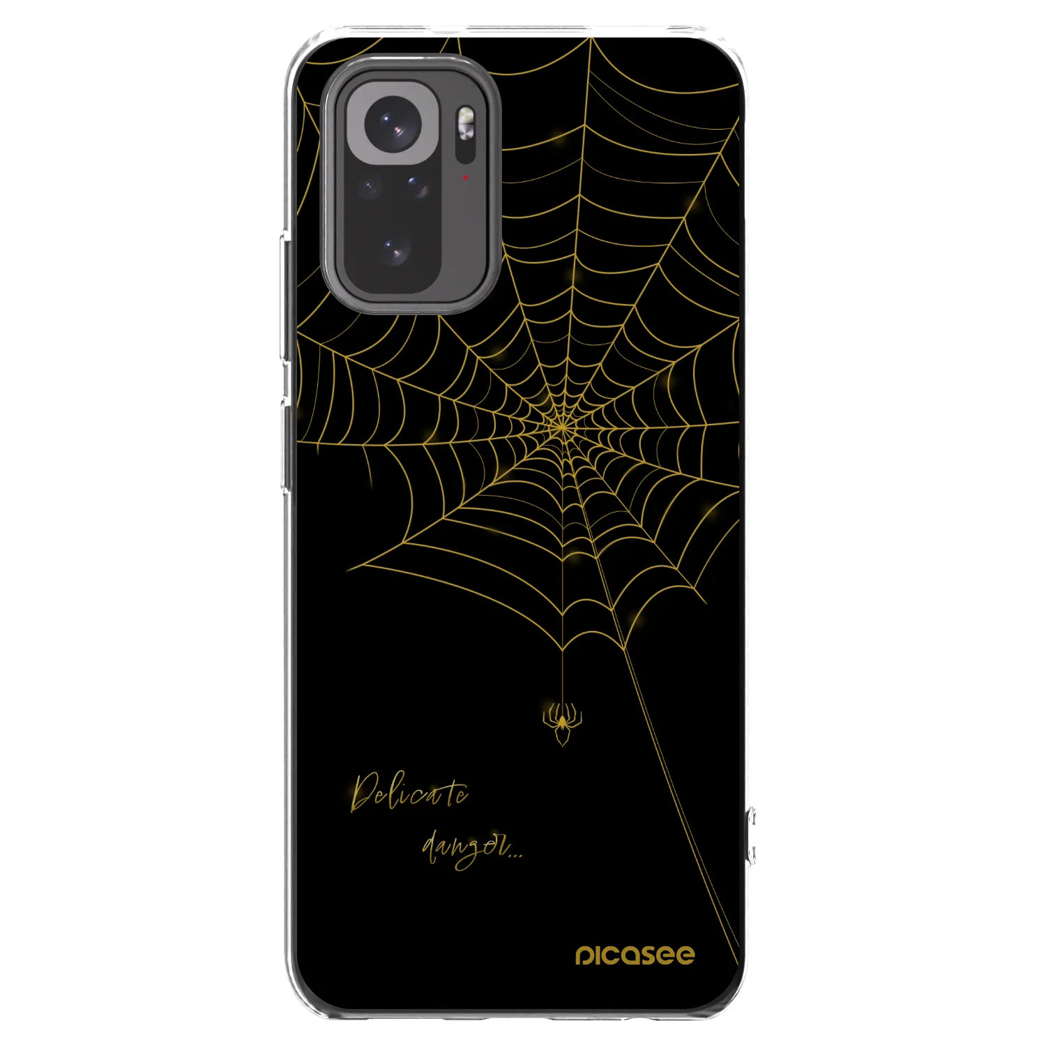 Picasee husă transparentă din silicon pentru Xiaomi Redmi Note 10 - Delicate danger
