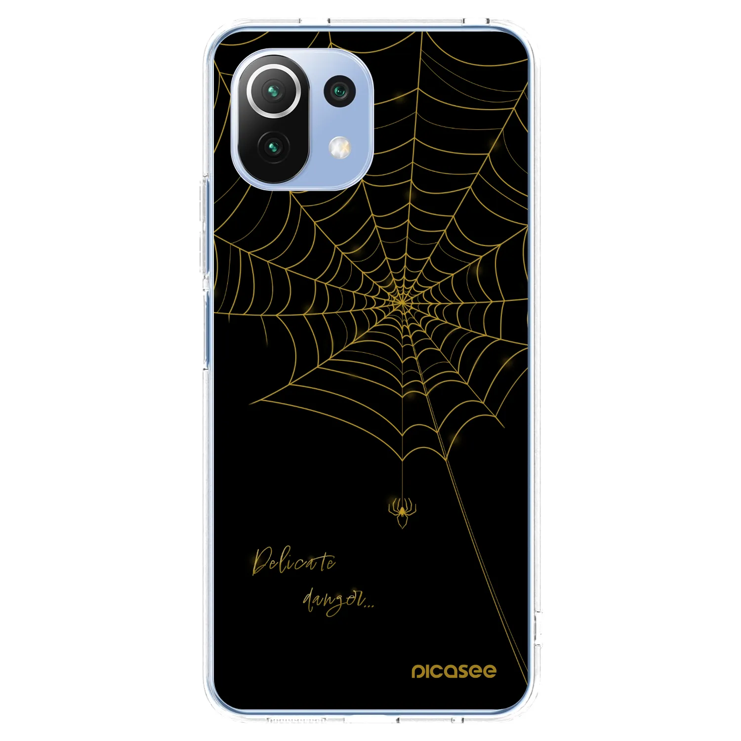 Picasee husă transparentă din silicon pentru Xiaomi Mi 11 Lite - Delicate danger