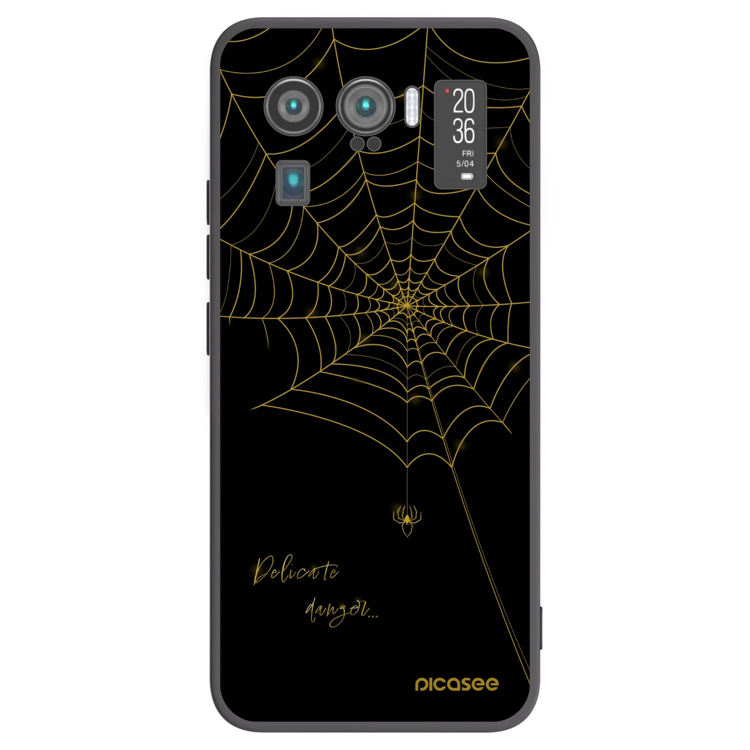 Picasee husă neagră din silicon pentru Xiaomi Mi 11 Ultra - Delicate danger