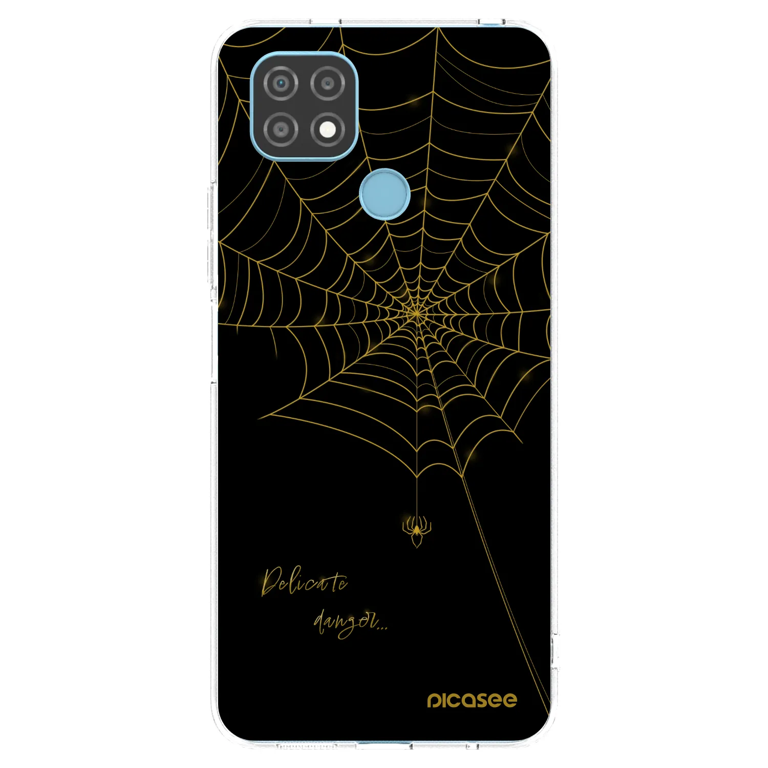 Picasee husă transparentă din silicon pentru Realme C21 - Delicate danger