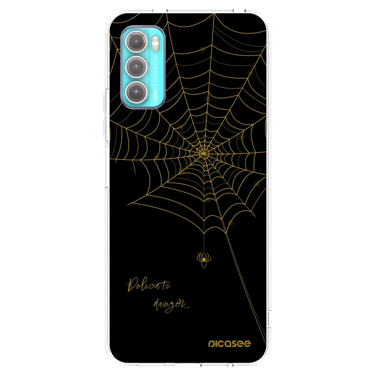 Picasee husă transparentă din silicon pentru Motorola Moto G60 - Delicate danger