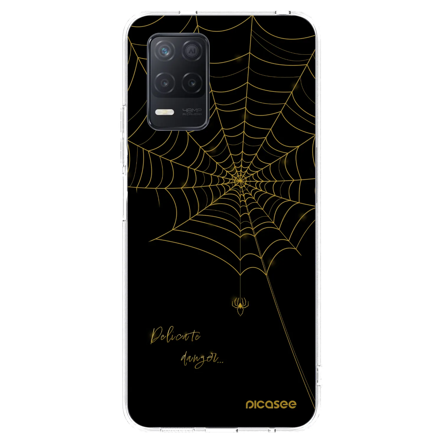 Picasee husă transparentă din silicon pentru Realme 8 5G - Delicate danger