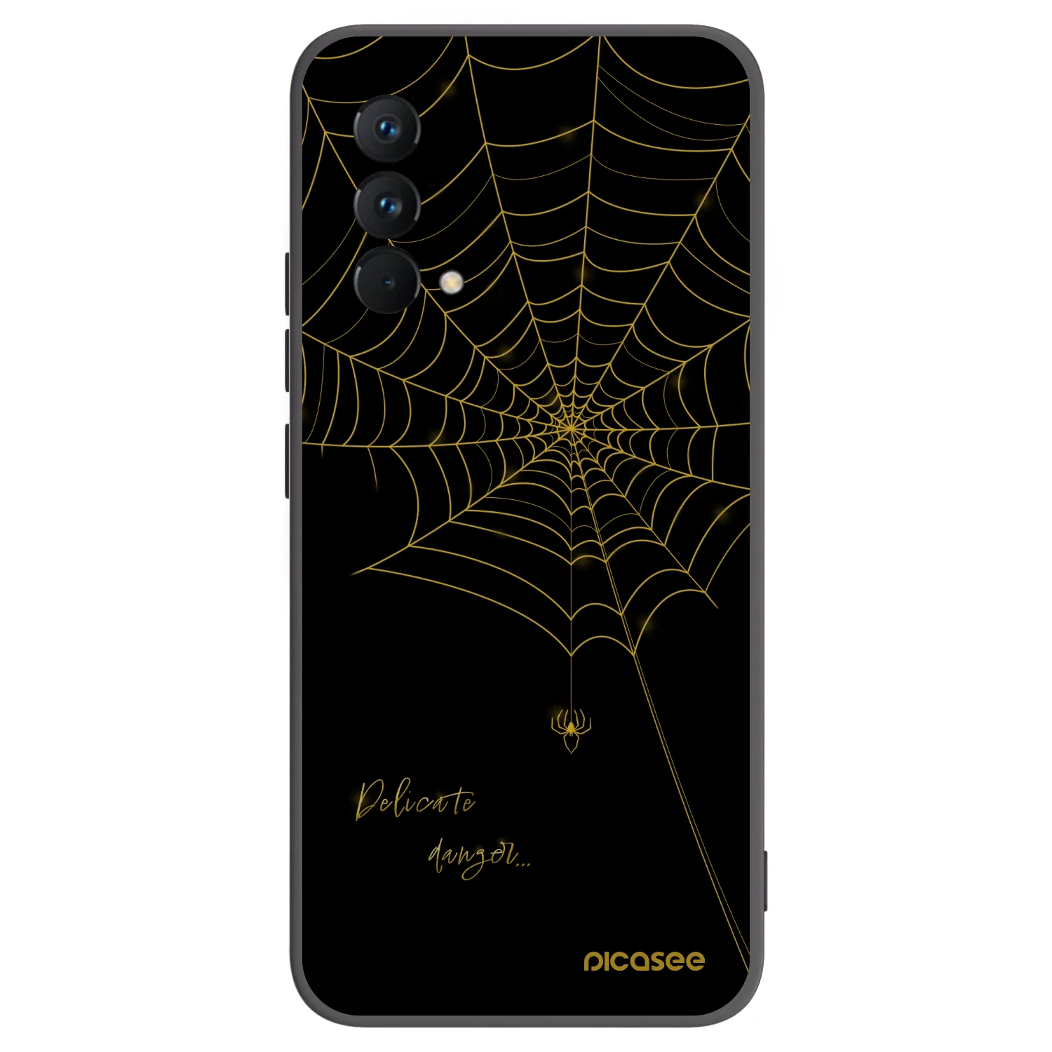 Picasee husă neagră din silicon pentru Realme GT Master Edition 5G - Delicate danger