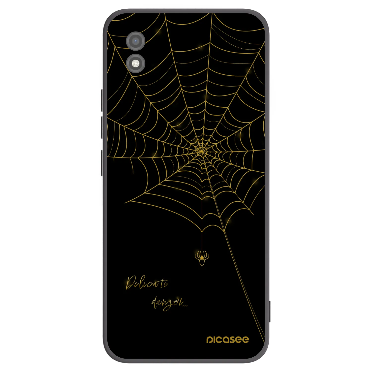 Picasee husă neagră din silicon pentru Realme C11 (2021) - Delicate danger