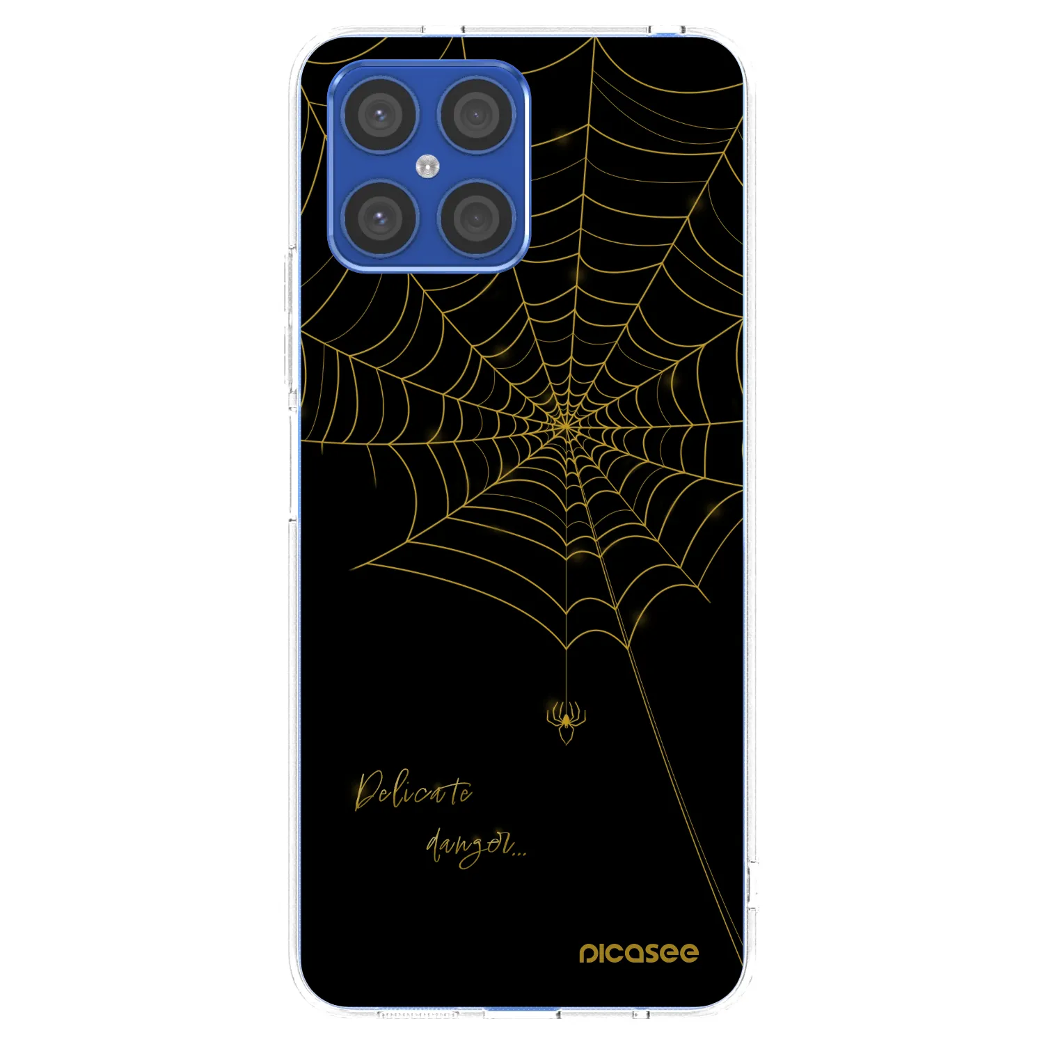 Picasee husă transparentă din silicon pentru Honor X8 4G - Delicate danger