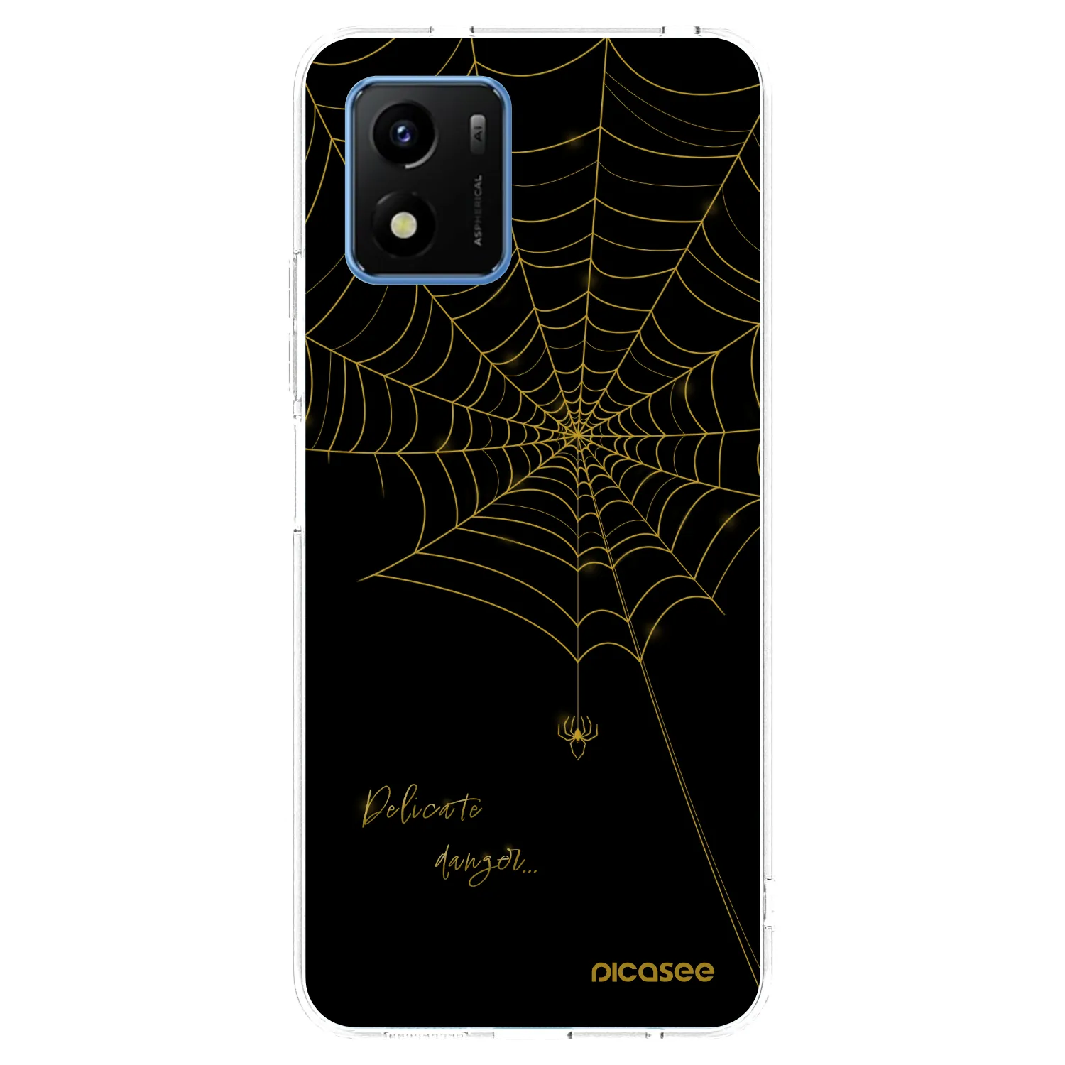 Picasee husă transparentă din silicon pentru Vivo Y01 - Delicate danger