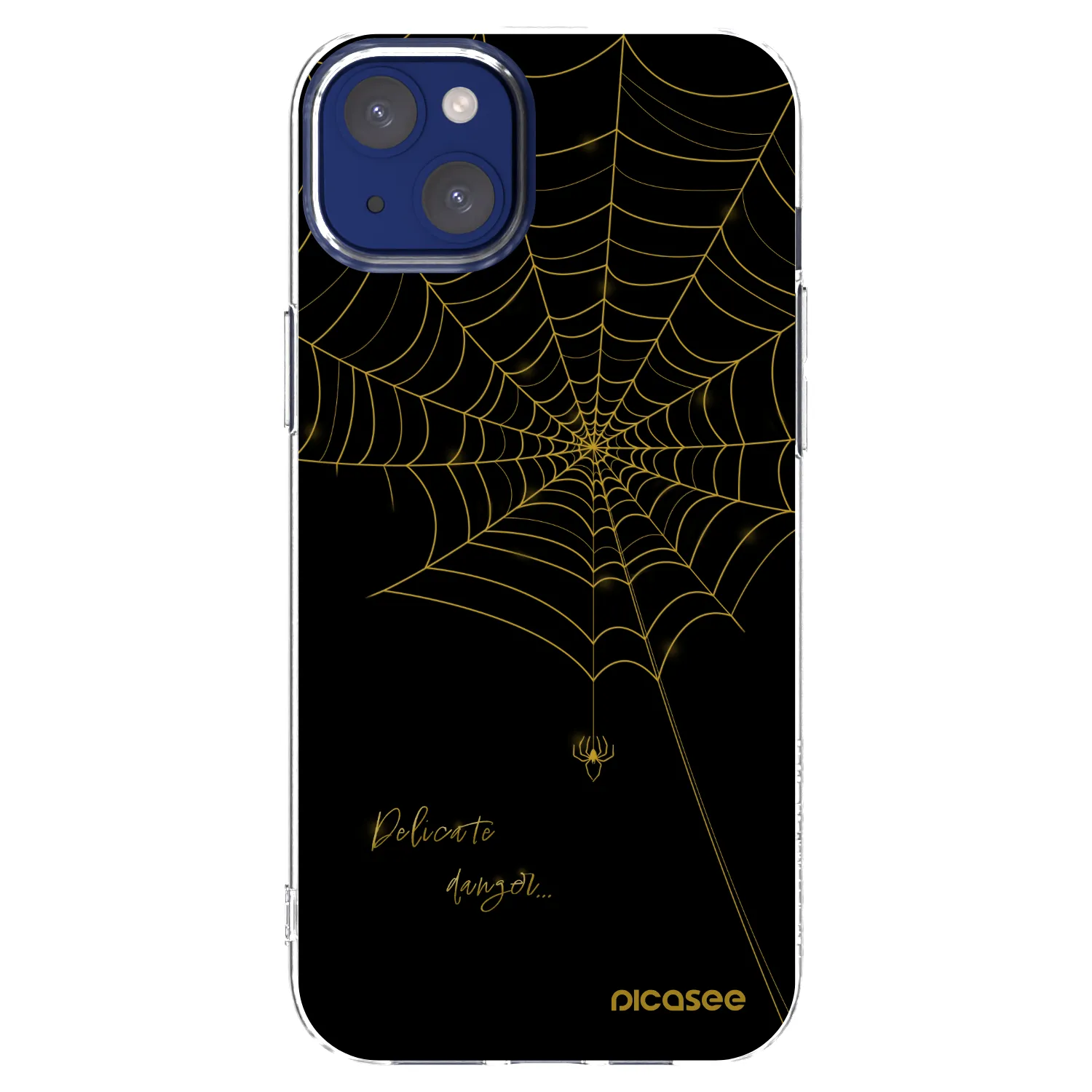 Picasee husă transparentă din silicon pentru Apple iPhone 14 Plus - Delicate danger