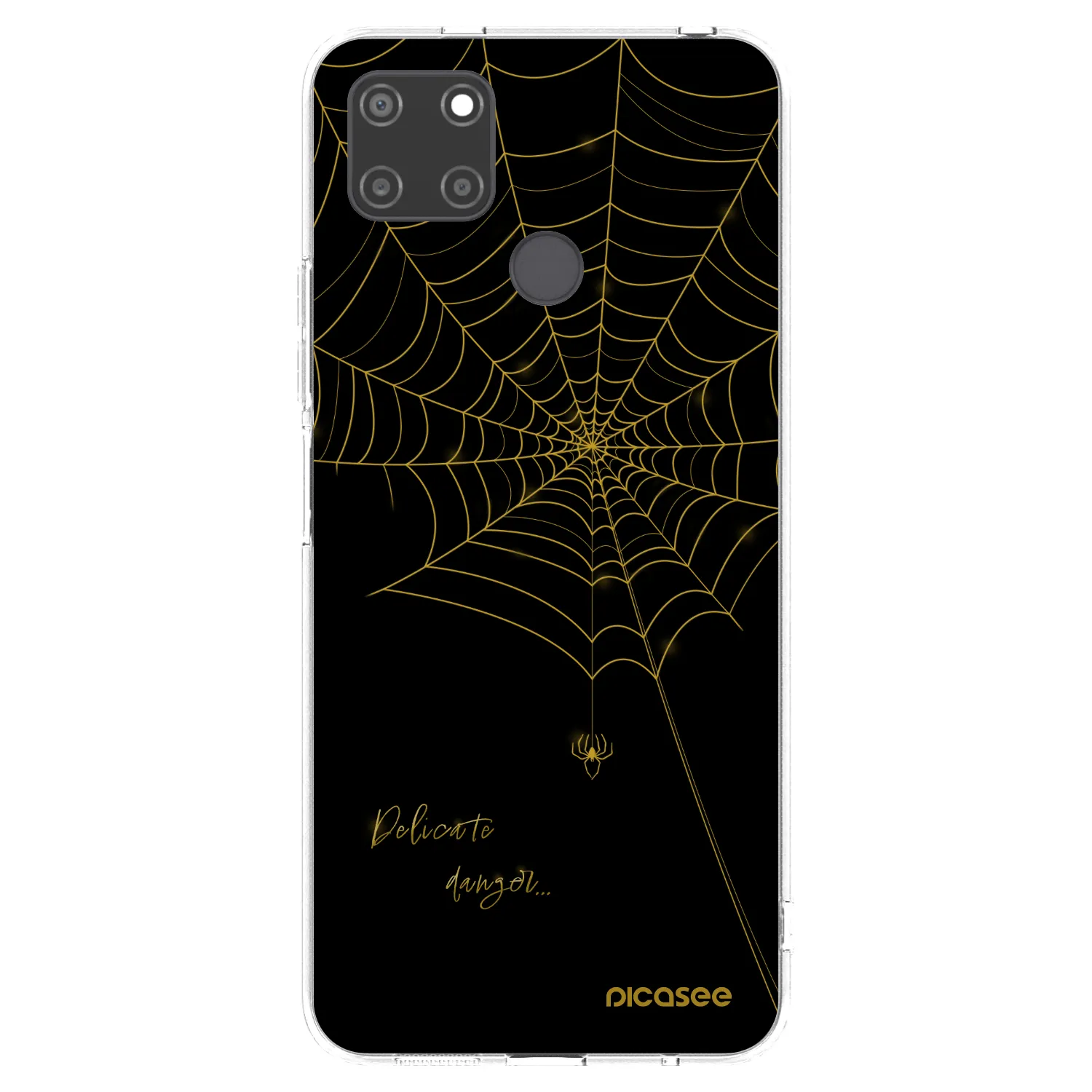 Picasee husă transparentă din silicon pentru Realme C21Y - Delicate danger