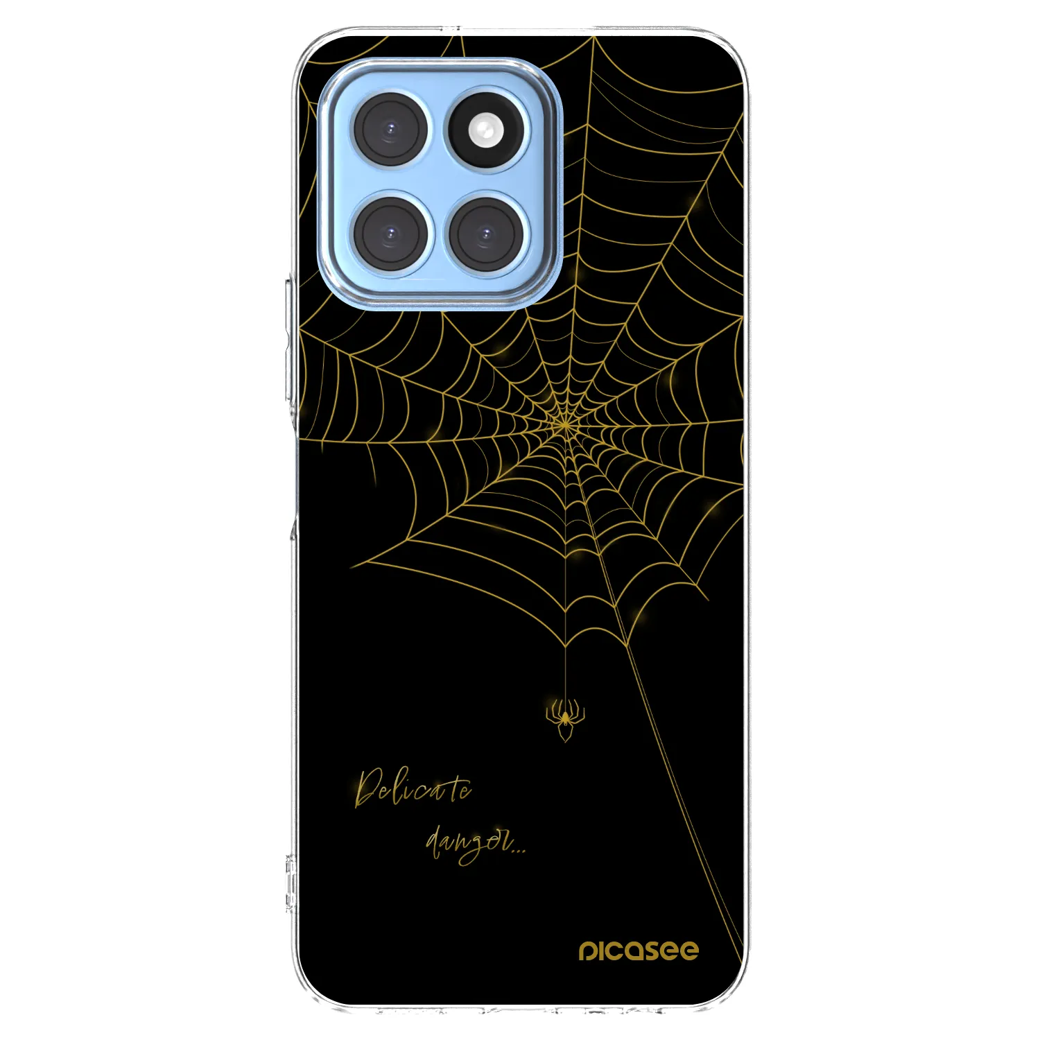 Picasee husă transparentă din silicon pentru Honor X8 5G - Delicate danger